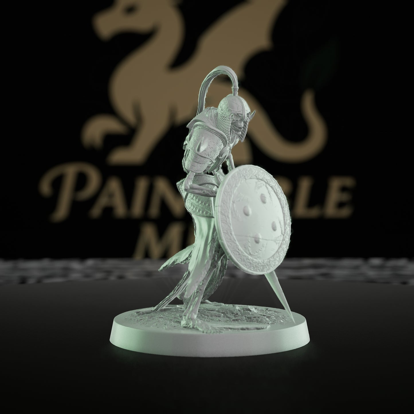 Collection Persian Skeleton Undead Warrior Scimitar | Medium | Rescale Miniatures | D&D DnD Pathfinder Miniature