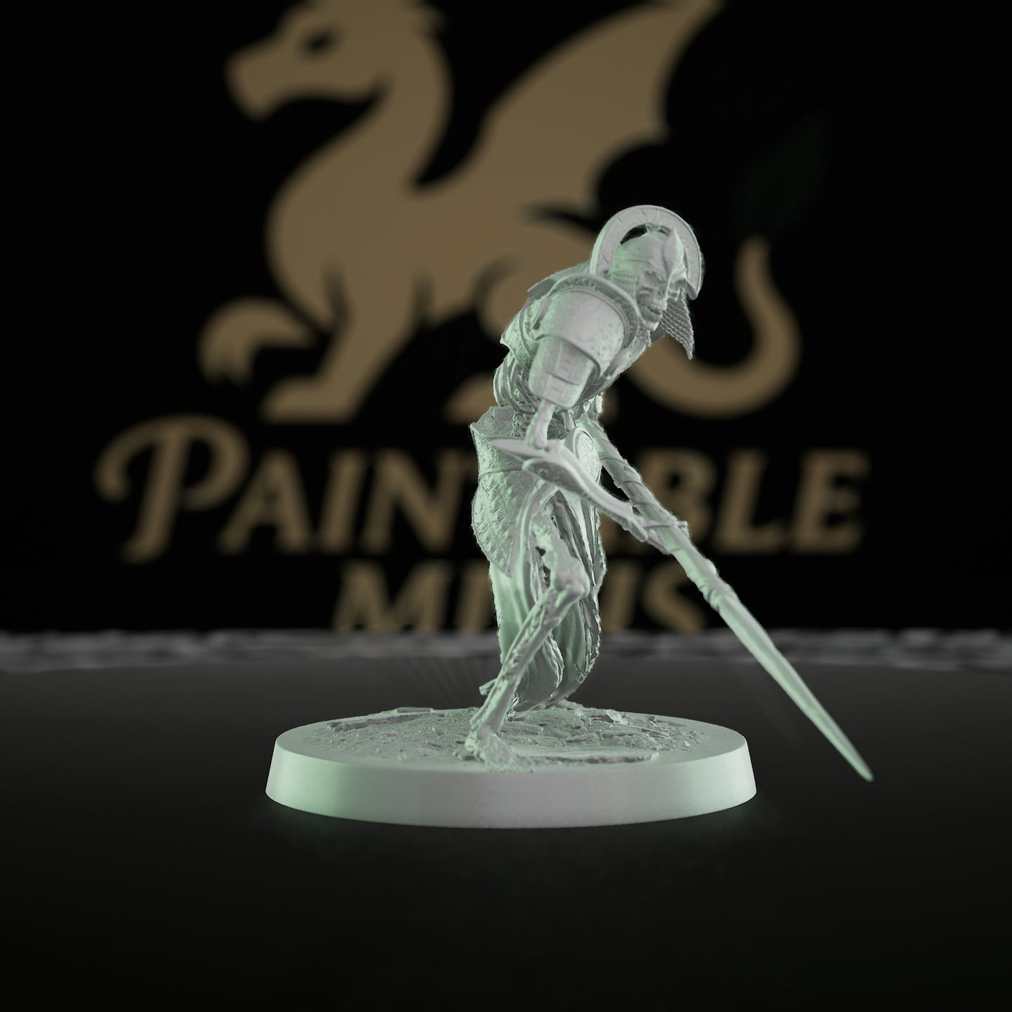 Collection Persian Skeleton Undead Warrior Scimitar | Medium | Rescale Miniatures | D&D DnD Pathfinder Miniature