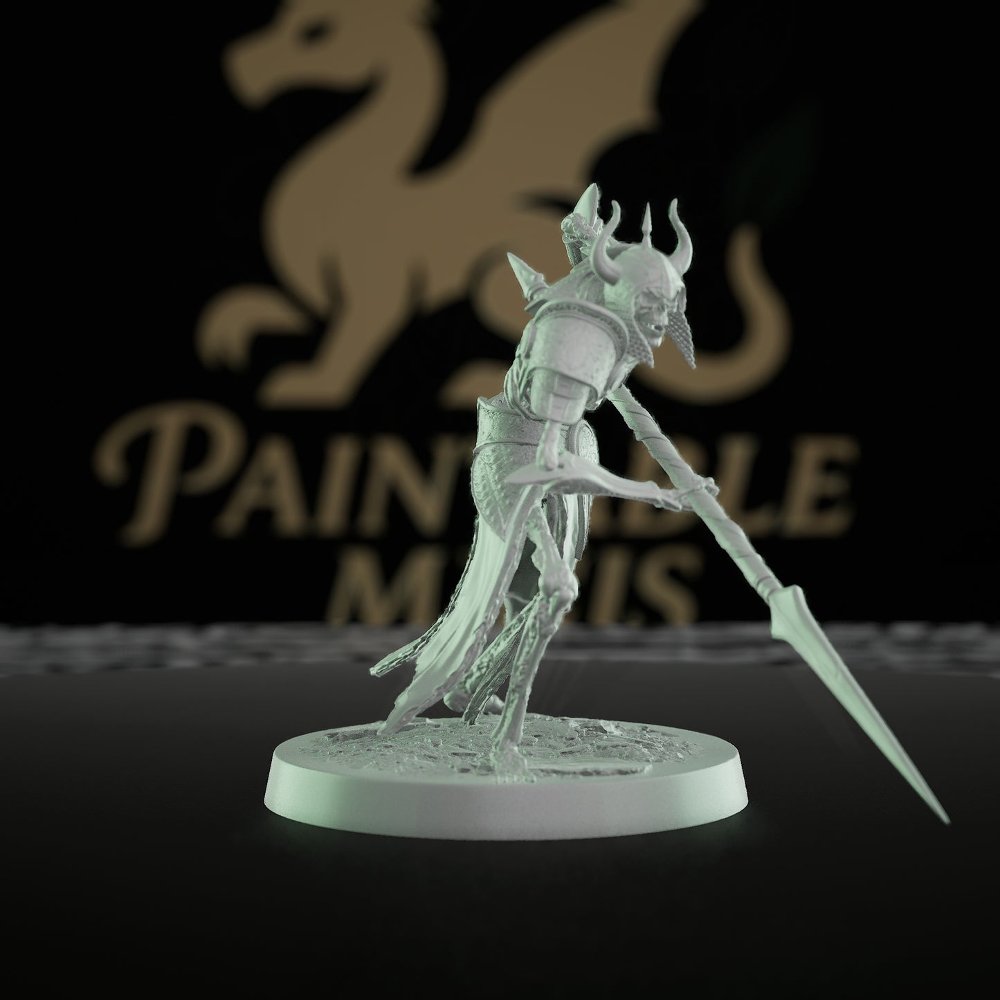 Collection Persian Skeleton Undead Warrior Scimitar | Medium | Rescale Miniatures | D&D DnD Pathfinder Miniature