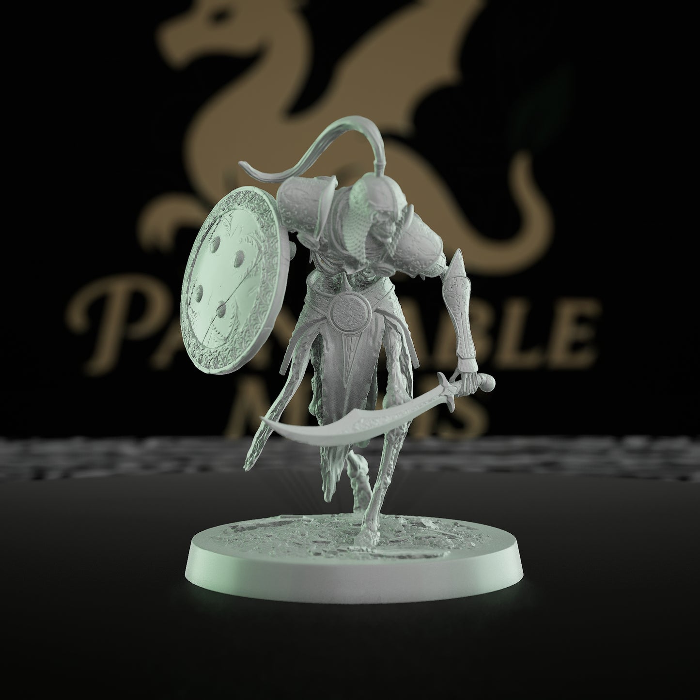 Collection Persian Skeleton Undead Warrior Scimitar | Medium | Rescale Miniatures | D&D DnD Pathfinder Miniature