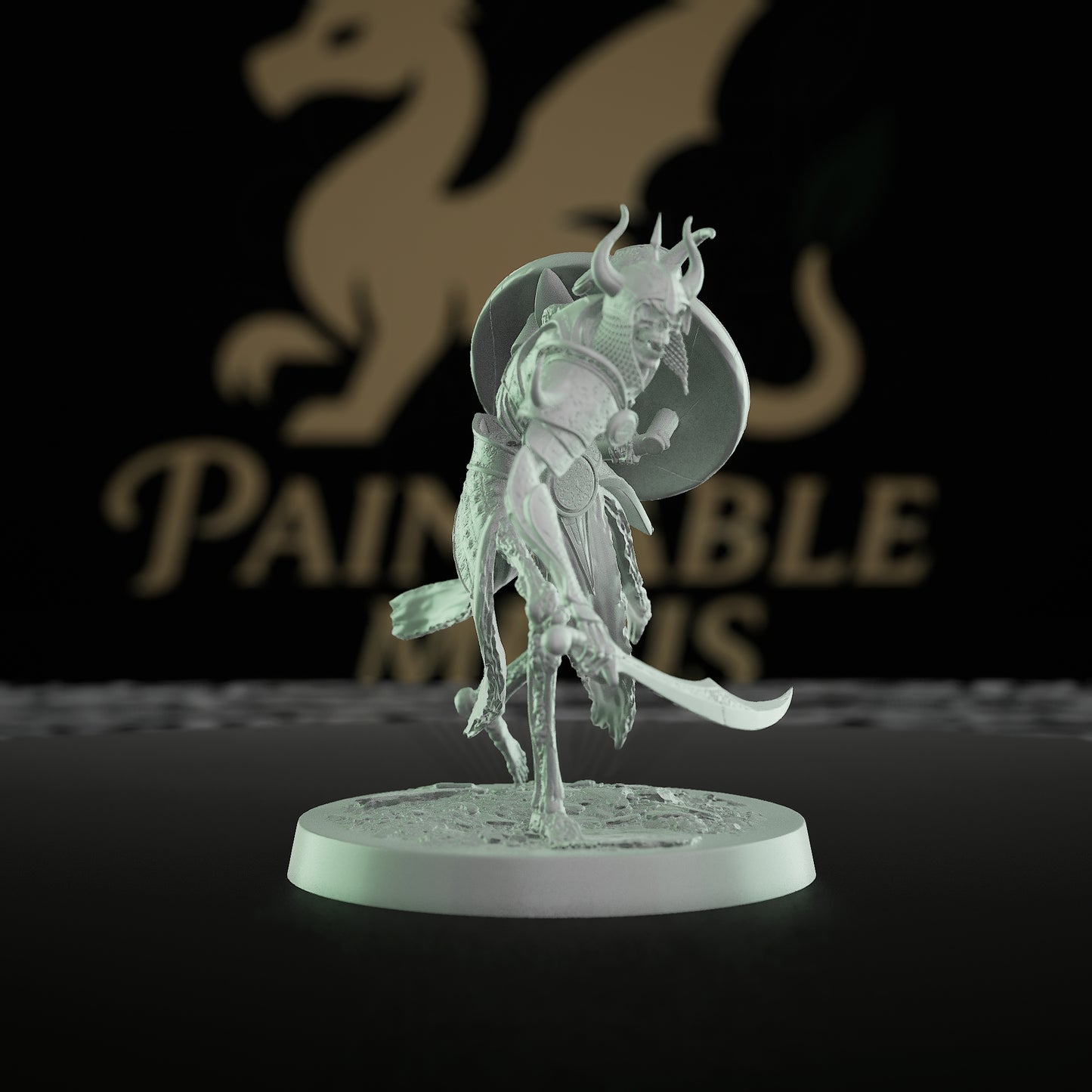 Collection Persian Skeleton Undead Warrior Scimitar | Medium | Rescale Miniatures | D&D DnD Pathfinder Miniature