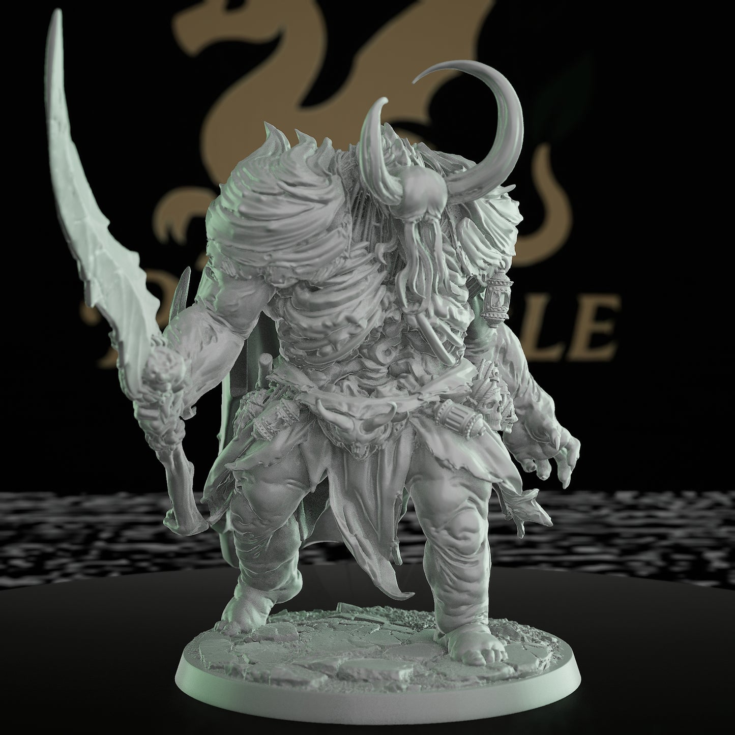 Pestilent Brute Monster Model | Large | Rescale Miniatures | D&D DnD Pathfinder Miniature