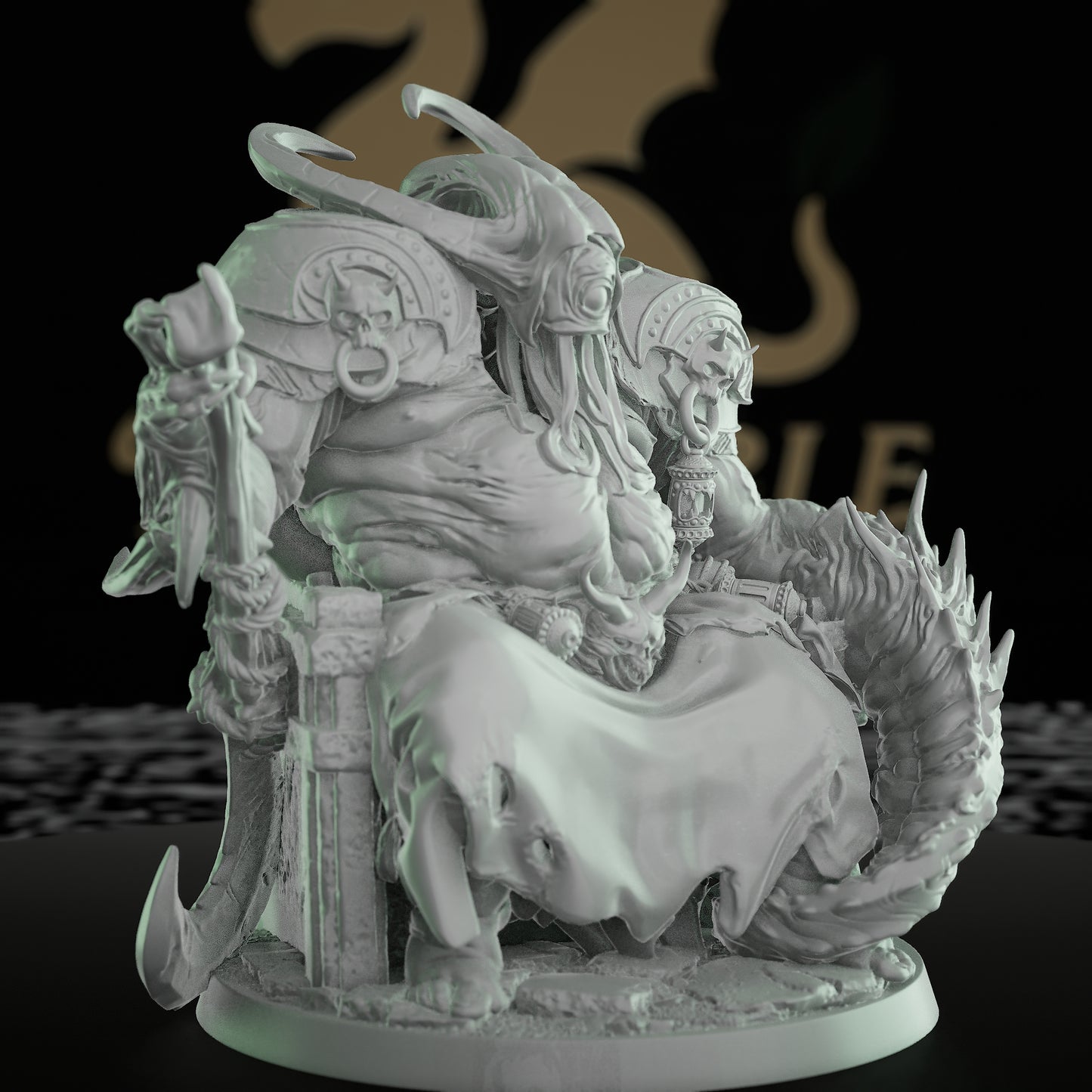 Pestilent Brute Monster Model | Large | Rescale Miniatures | D&D DnD Pathfinder Miniature