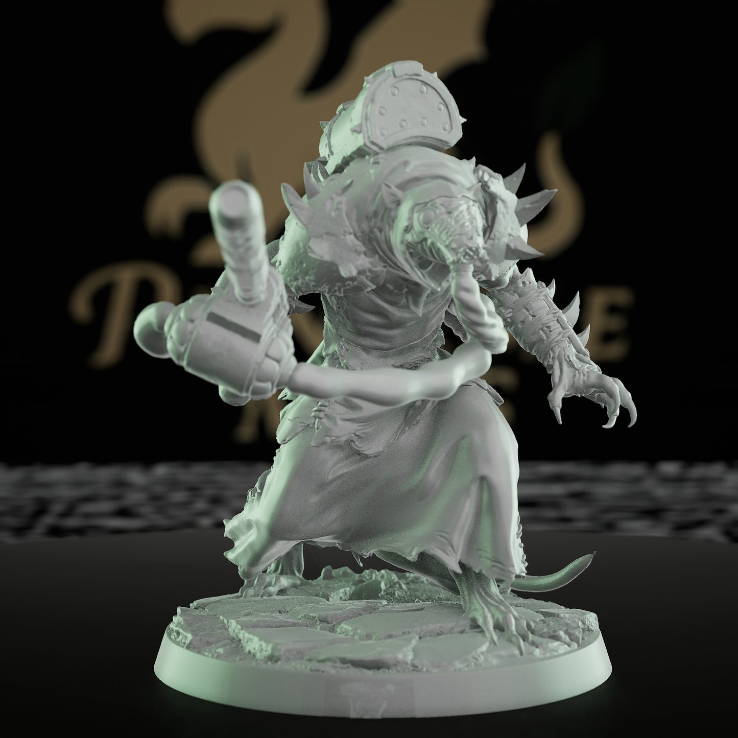 Collection Ratfolk Plasma Weapon Rogue | Medium | Rescale Miniatures | D&D DnD Pathfinder Miniature