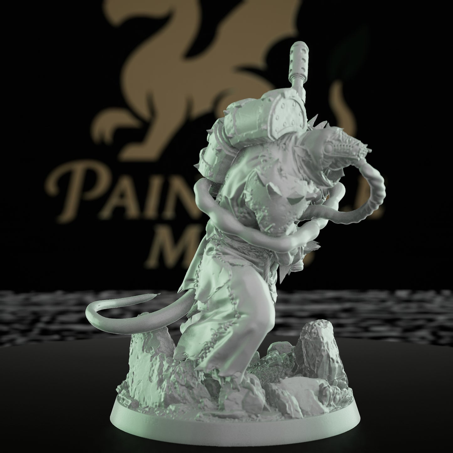 Collection Ratfolk Plasma Weapon Rogue | Medium | Rescale Miniatures | D&D DnD Pathfinder Miniature