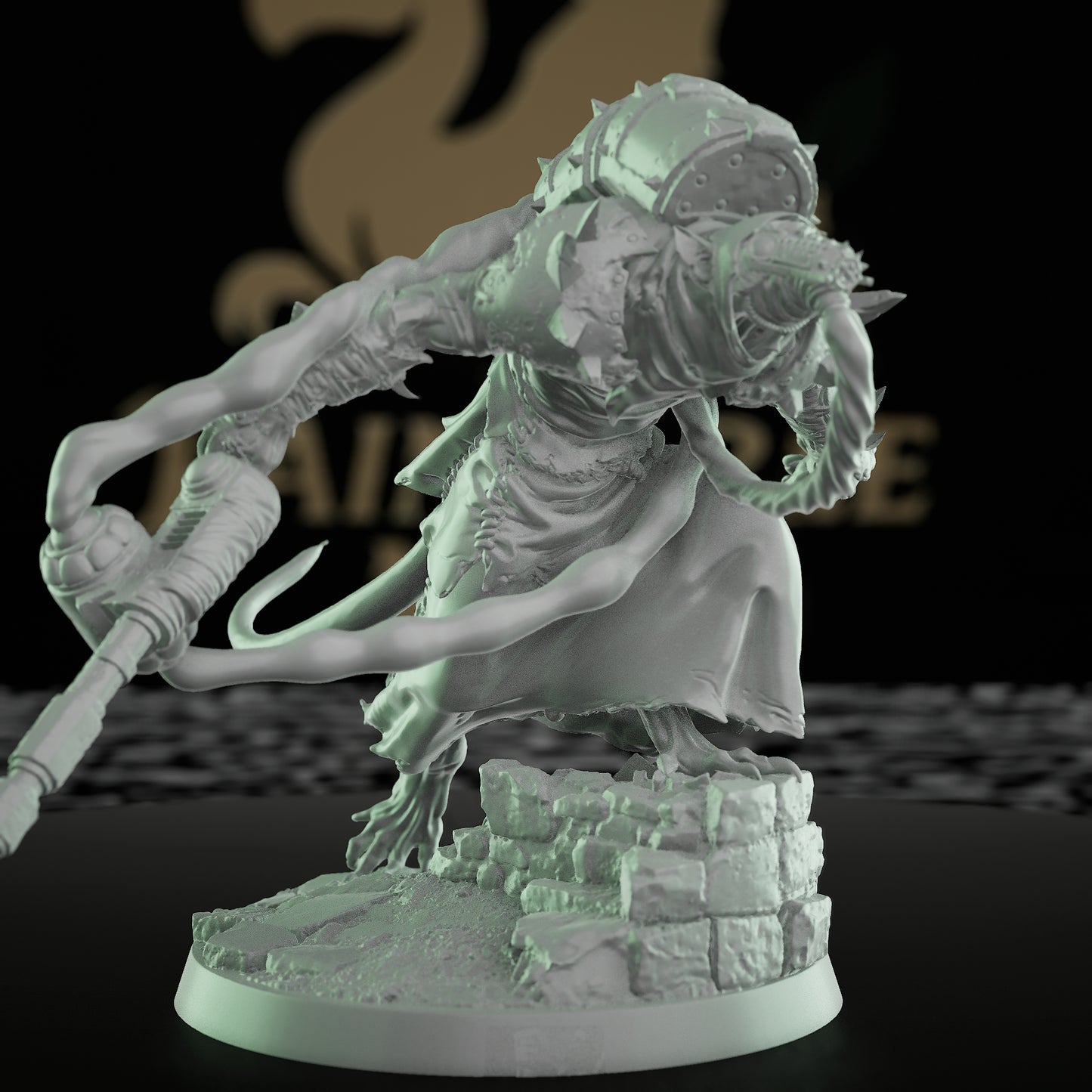 Collection Ratfolk Plasma Weapon Rogue | Medium | Rescale Miniatures | D&D DnD Pathfinder Miniature