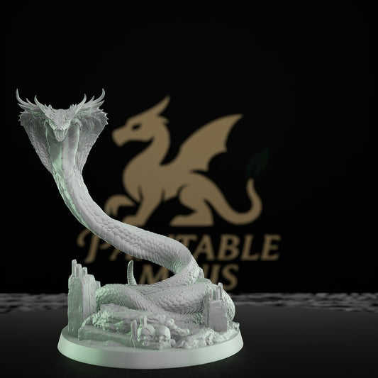 Snake Queen Serpent Ruler Miniature | Medium | Rescale Miniatures | D&D DnD Pathfinder Miniature