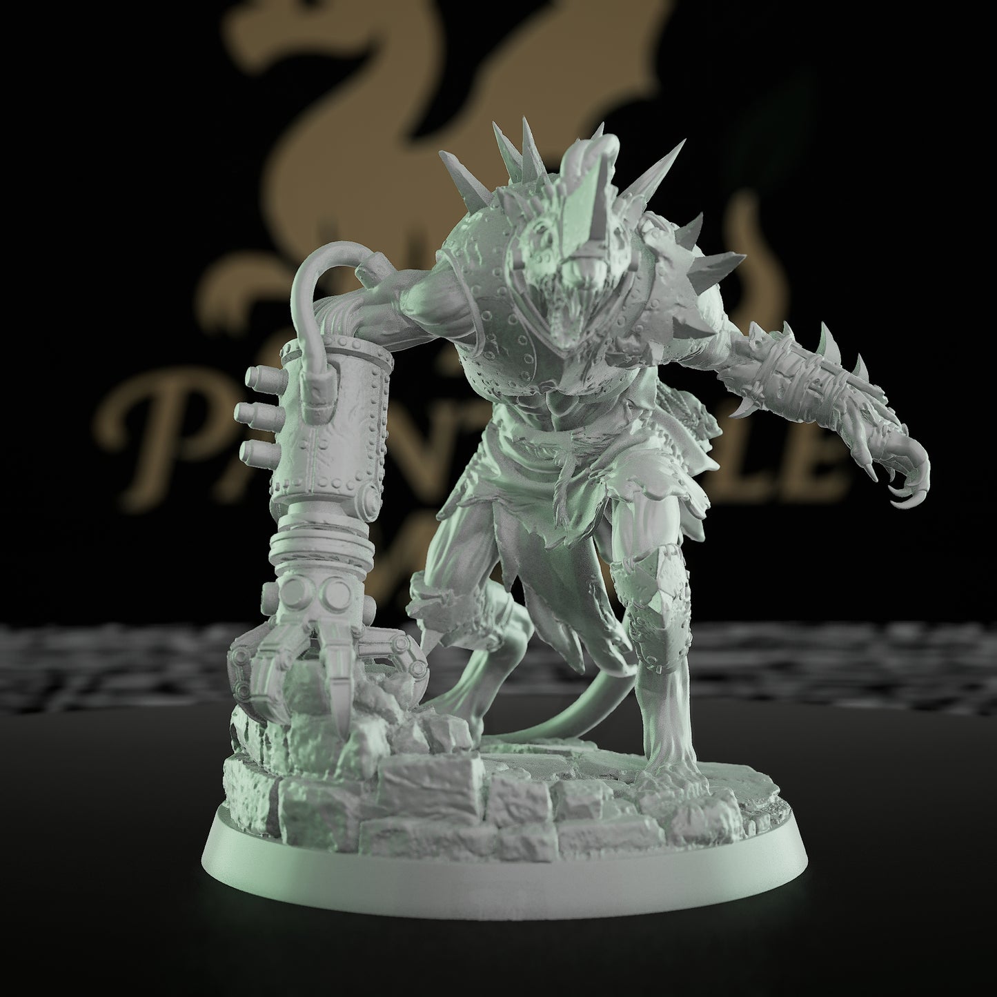 Collection Ratfolk Gun Soldier Miniature Fighter Humanoid | Medium | Rescale Miniatures | D&D DnD Pathfinder Miniature