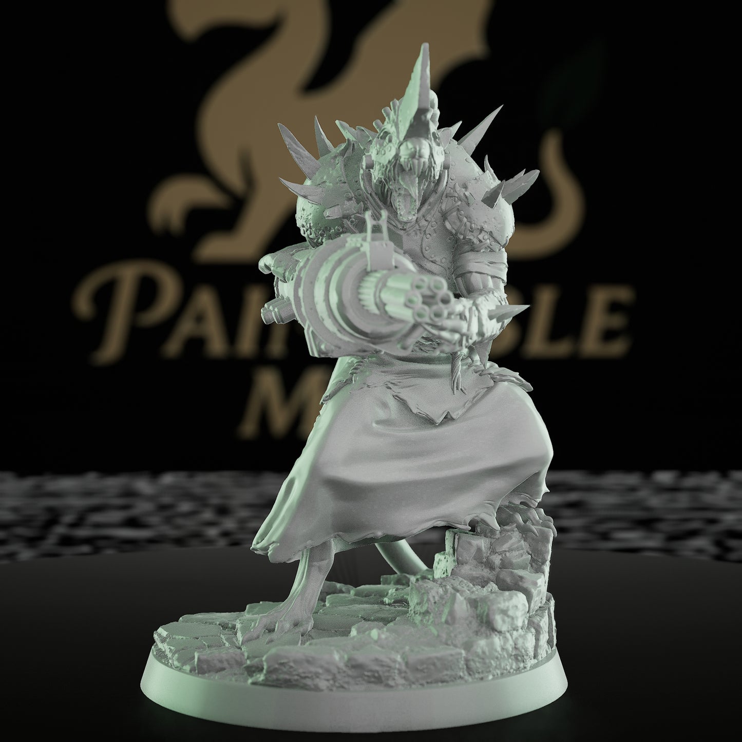 Collection Ratfolk Gun Soldier Miniature Fighter Humanoid | Medium | Rescale Miniatures | D&D DnD Pathfinder Miniature