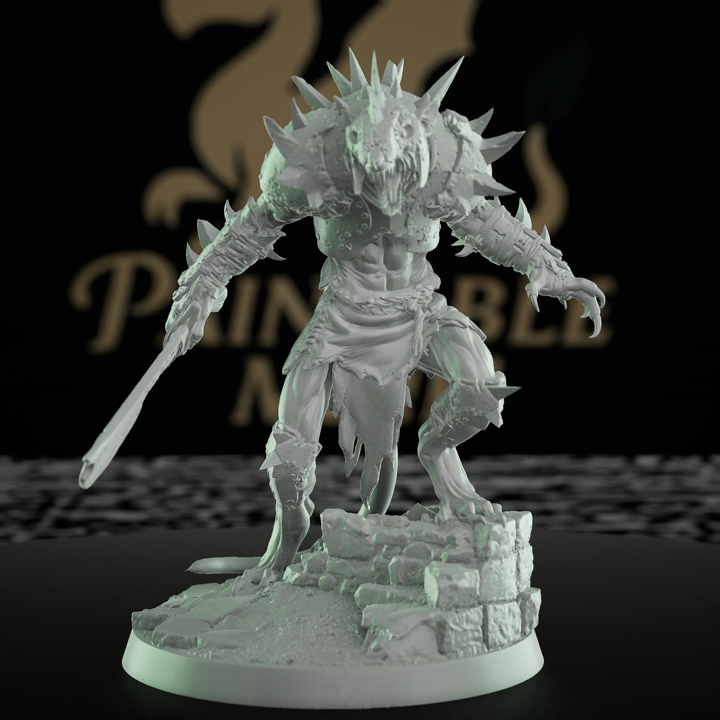 Collection Ratfolk Soldier Miniature Warrior Rogue | Medium | Rescale Miniatures | D&D DnD Pathfinder Miniature