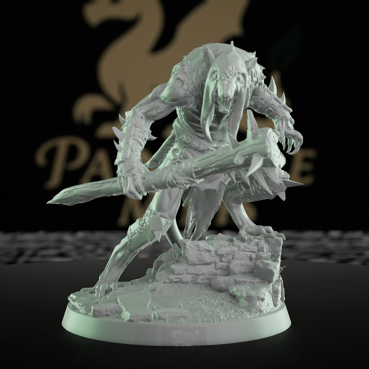 Collection Ratfolk Soldier Miniature Warrior Rogue | Medium | Rescale Miniatures | D&D DnD Pathfinder Miniature