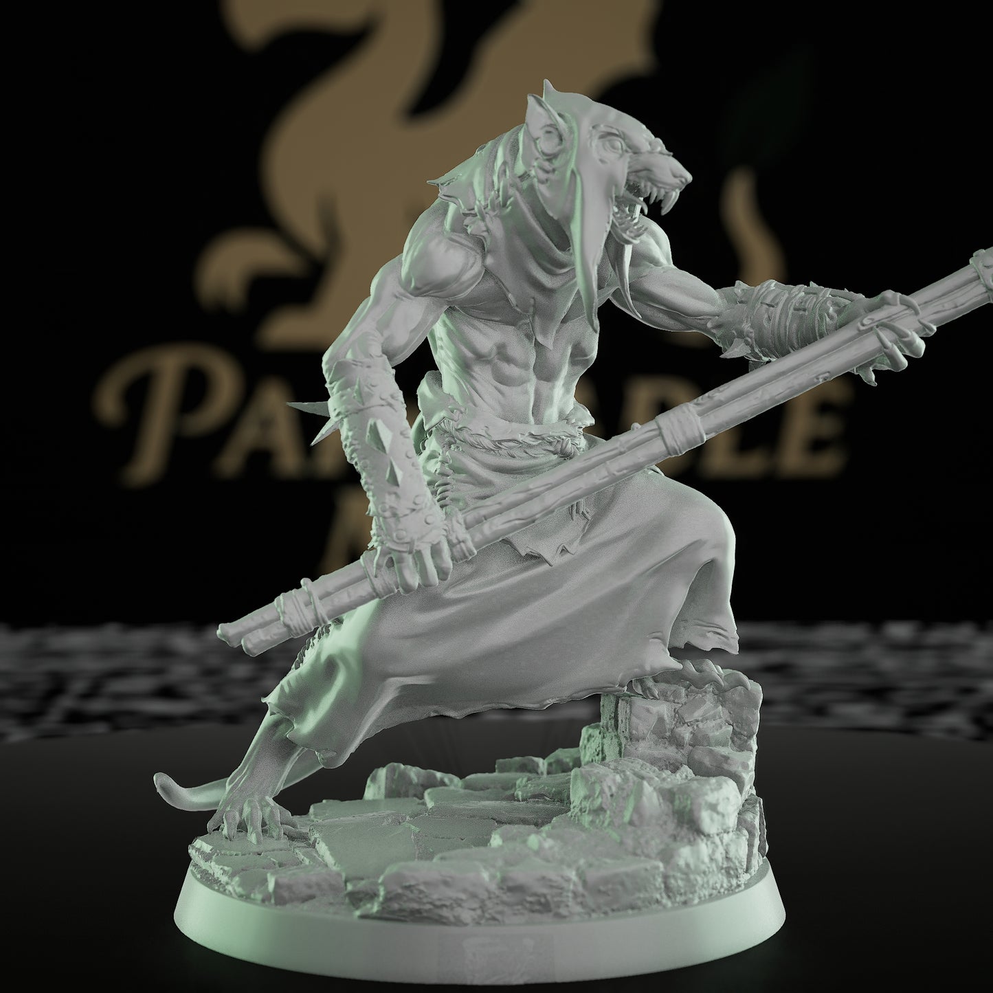 Collection Ratfolk Soldier Miniature Warrior Rogue | Medium | Rescale Miniatures | D&D DnD Pathfinder Miniature