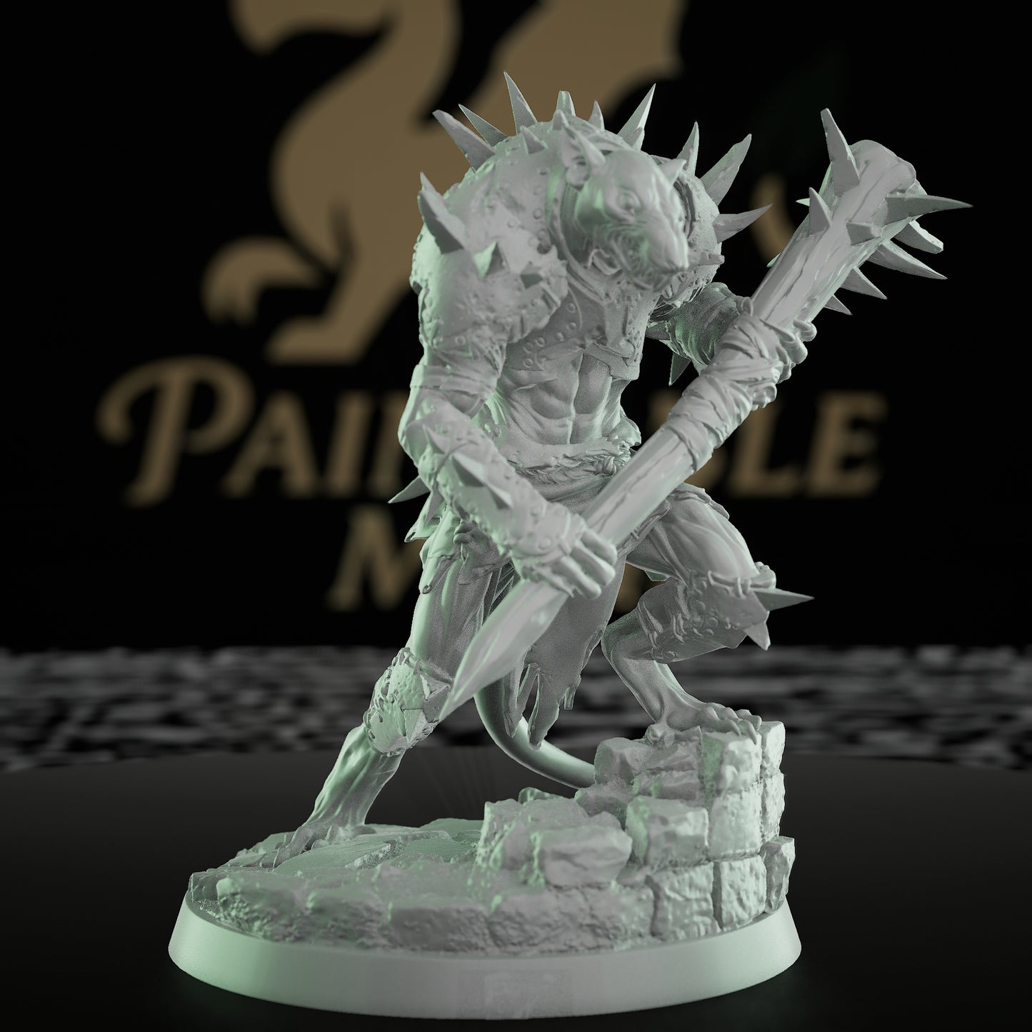 Collection Ratfolk Soldier Miniature Warrior Rogue | Medium | Rescale Miniatures | D&D DnD Pathfinder Miniature