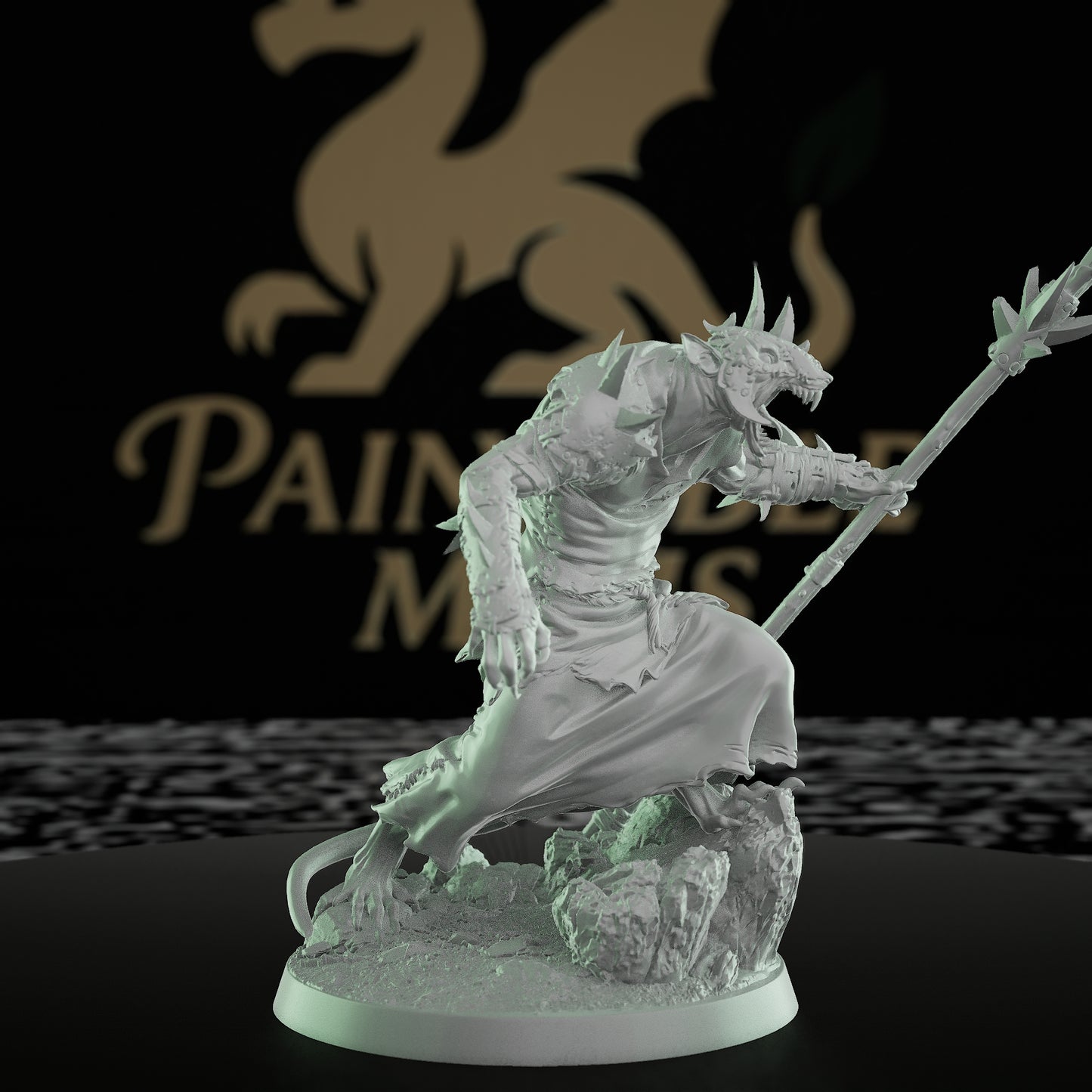 Collection Ratfolk Soldier Miniature Warrior Rogue | Medium | Rescale Miniatures | D&D DnD Pathfinder Miniature