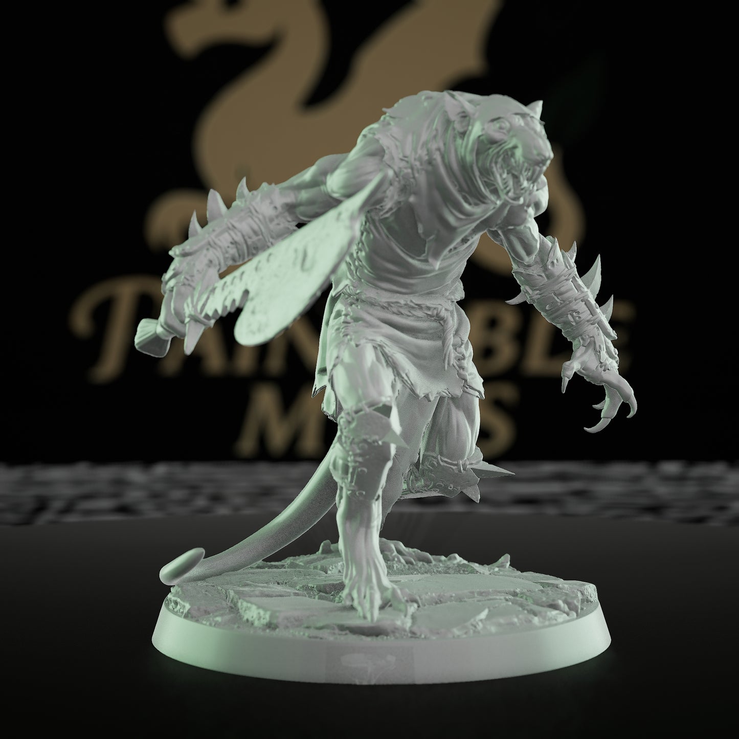 Collection Ratfolk Soldier Miniature Warrior Rogue | Medium | Rescale Miniatures | D&D DnD Pathfinder Miniature