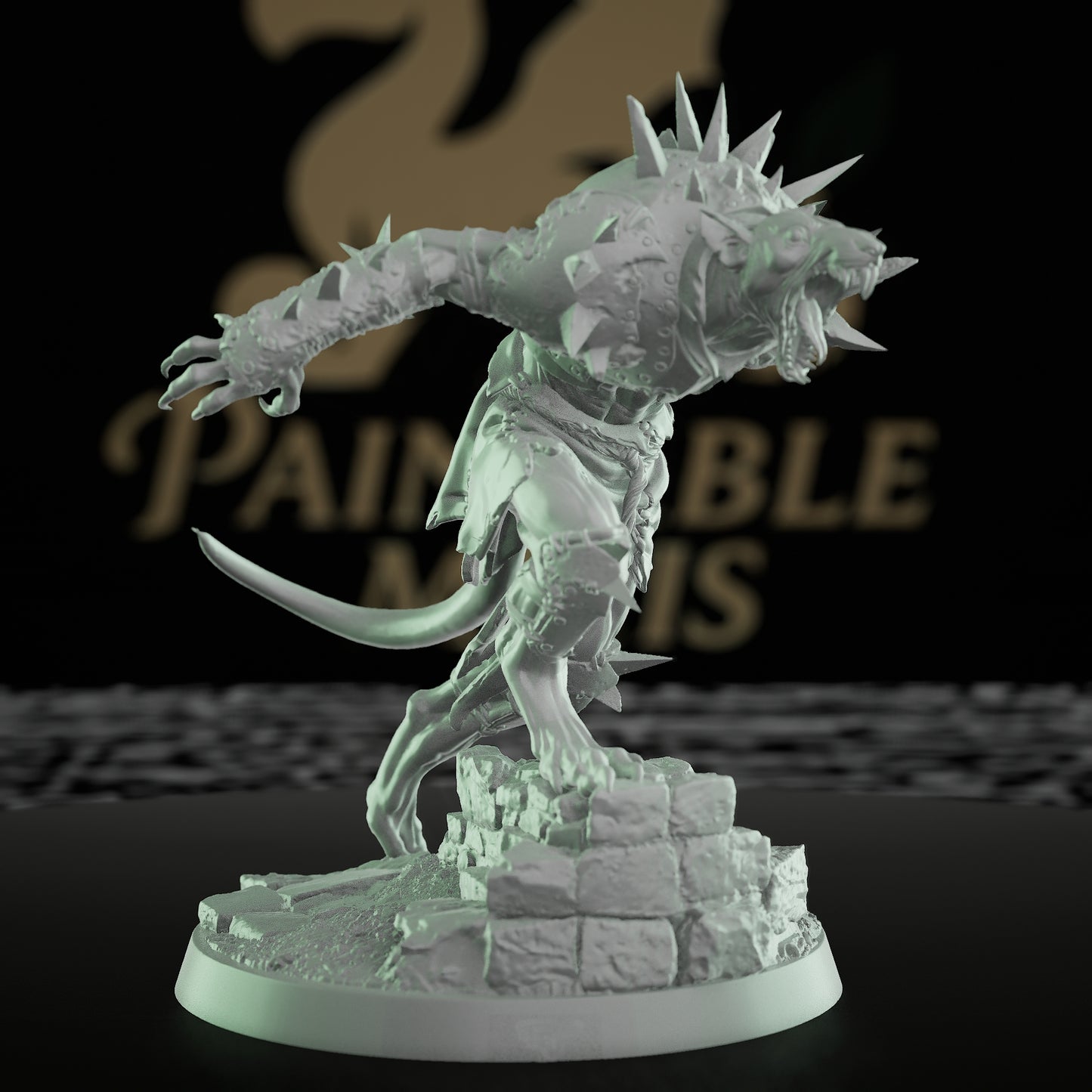 Collection Ratfolk Soldier Miniature Warrior Rogue | Medium | Rescale Miniatures | D&D DnD Pathfinder Miniature