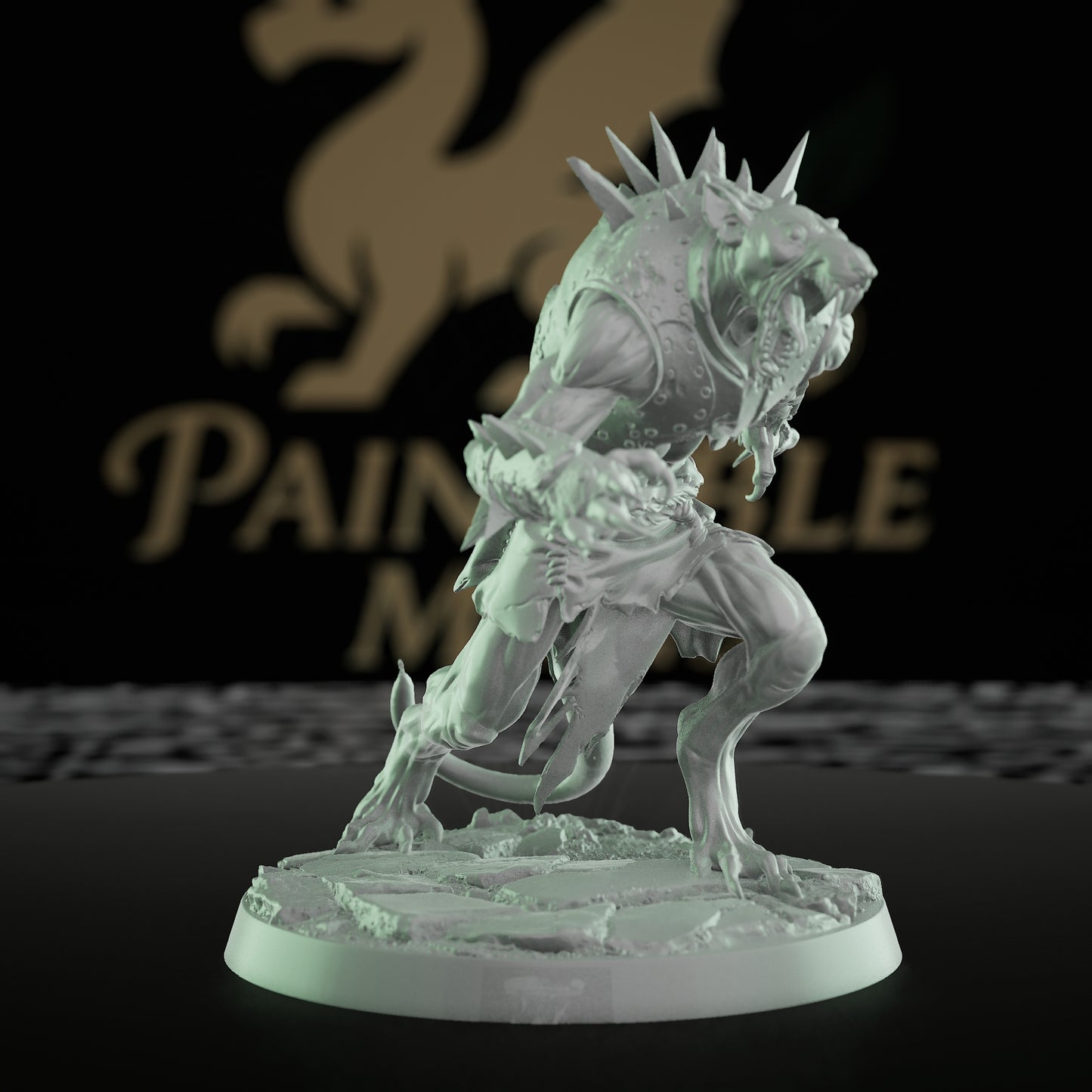 Collection Ratfolk Soldier Miniature Warrior Rogue | Medium | Rescale Miniatures | D&D DnD Pathfinder Miniature