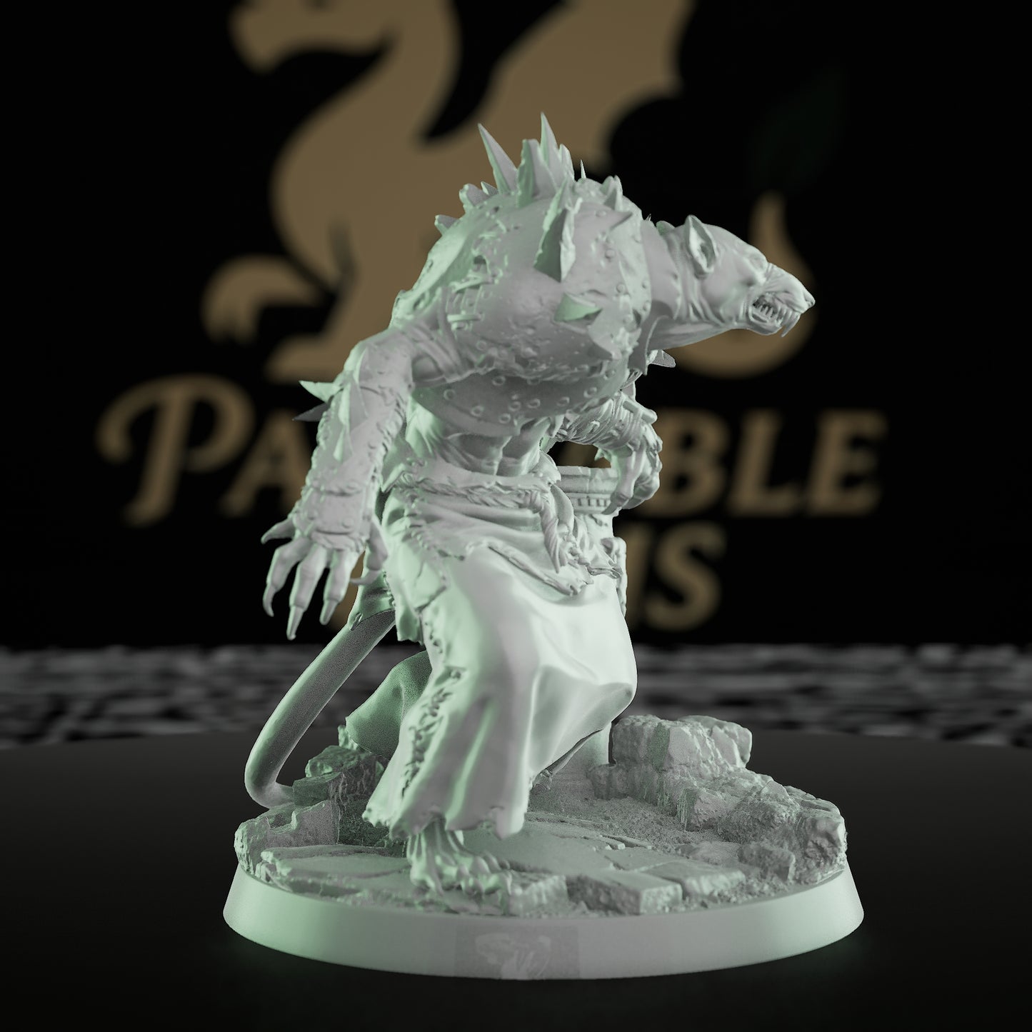 Collection Ratfolk Soldier Miniature Warrior Rogue | Medium | Rescale Miniatures | D&D DnD Pathfinder Miniature