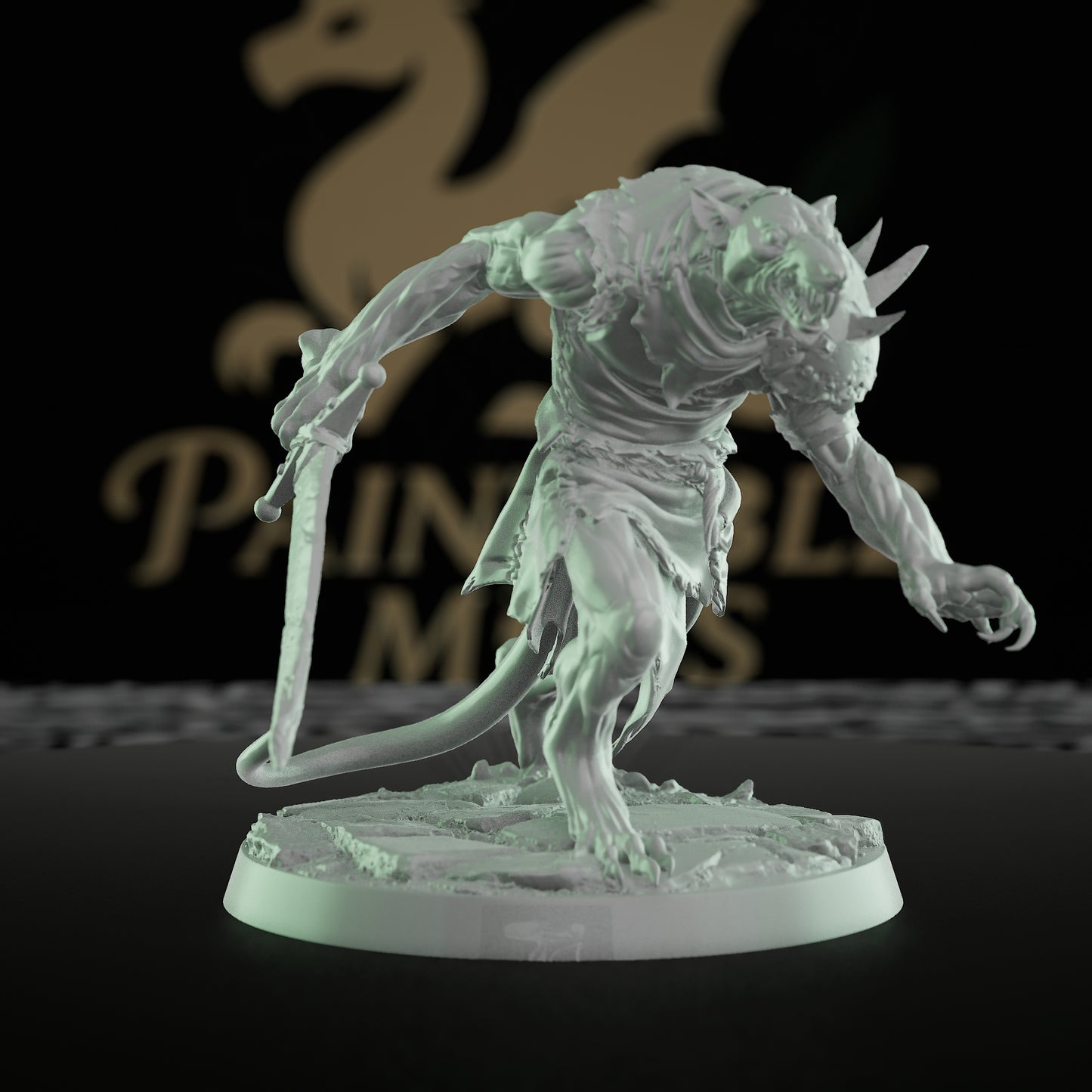 Collection Ratfolk Soldier Miniature Warrior Rogue | Medium | Rescale Miniatures | D&D DnD Pathfinder Miniature