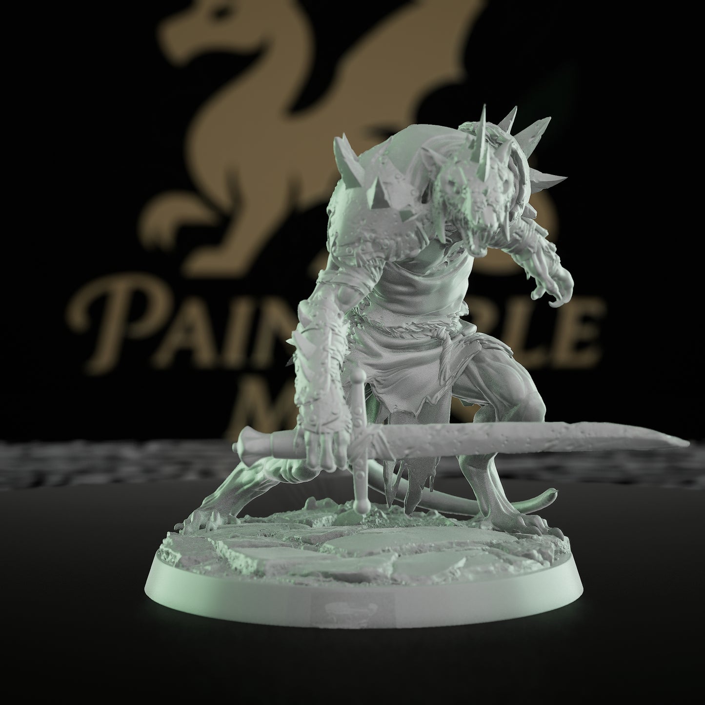 Collection Ratfolk Soldier Miniature Warrior Rogue | Medium | Rescale Miniatures | D&D DnD Pathfinder Miniature