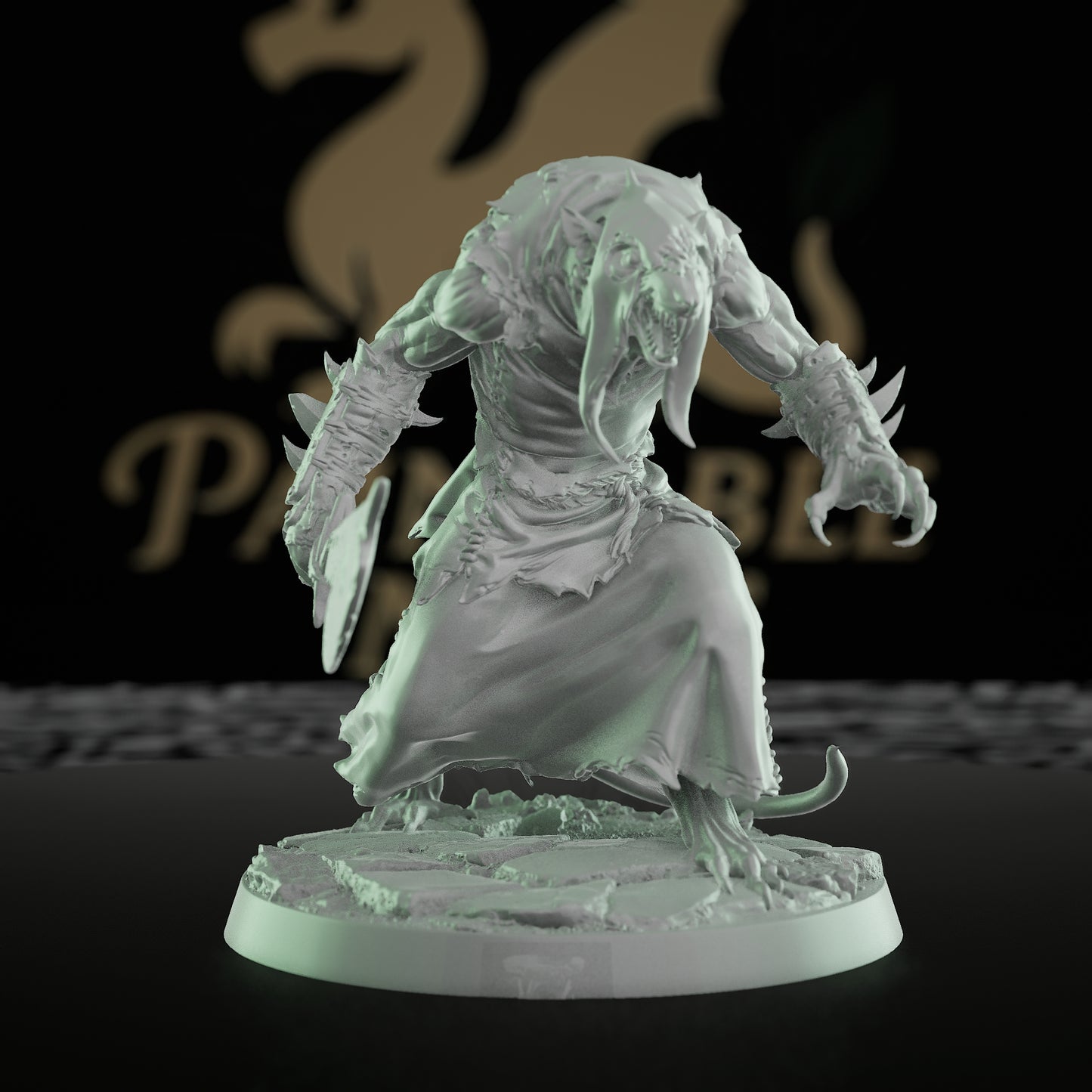 Collection Ratfolk Soldier Miniature Warrior Rogue | Medium | Rescale Miniatures | D&D DnD Pathfinder Miniature