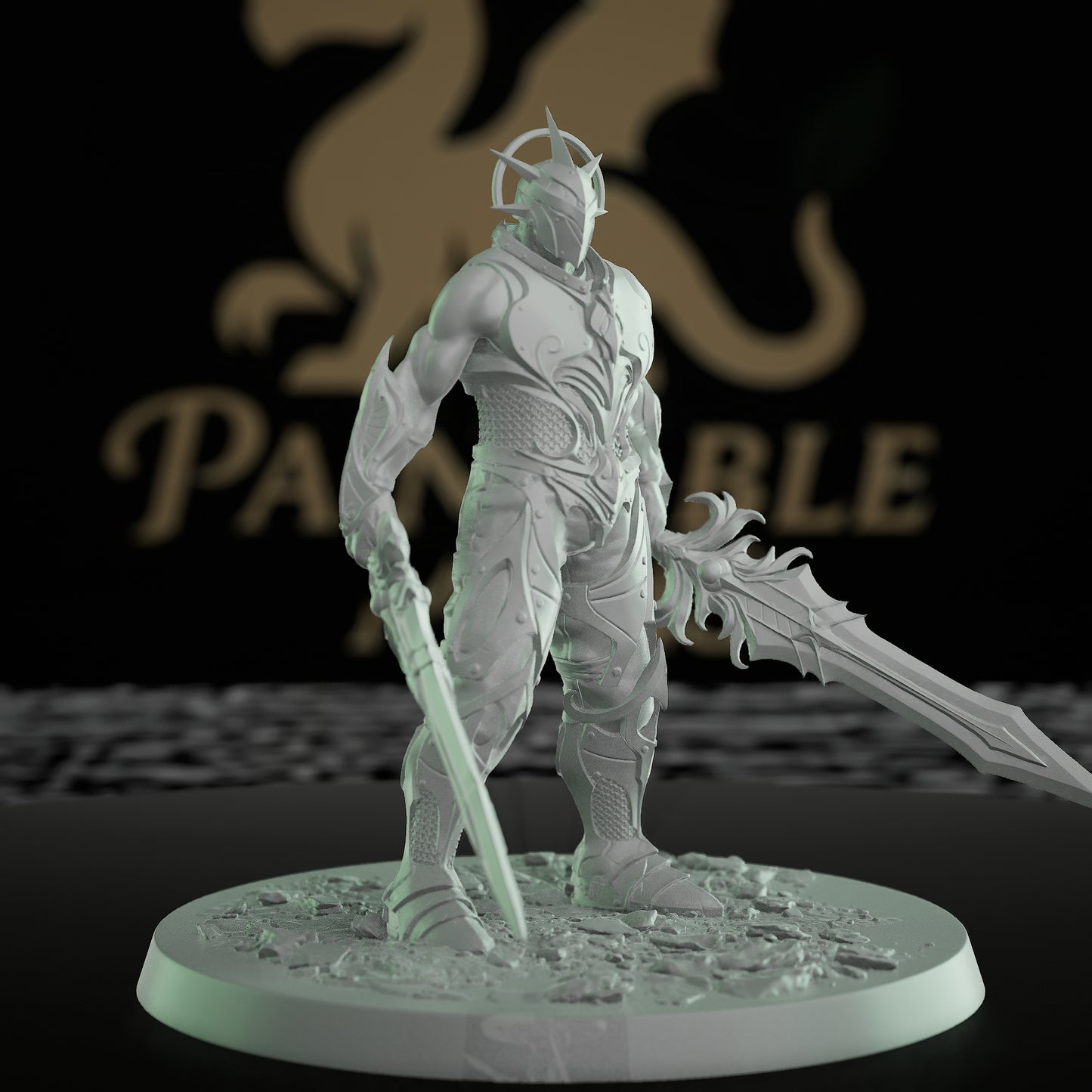 Sentinel Archer Intricate Armor Bow | Medium | Rescale Miniatures | D&D DnD Pathfinder Miniature