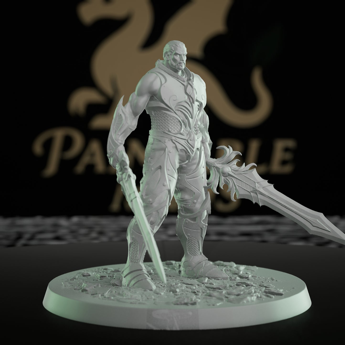 Sentinel Archer Intricate Armor Bow | Medium | Rescale Miniatures | D&D DnD Pathfinder Miniature