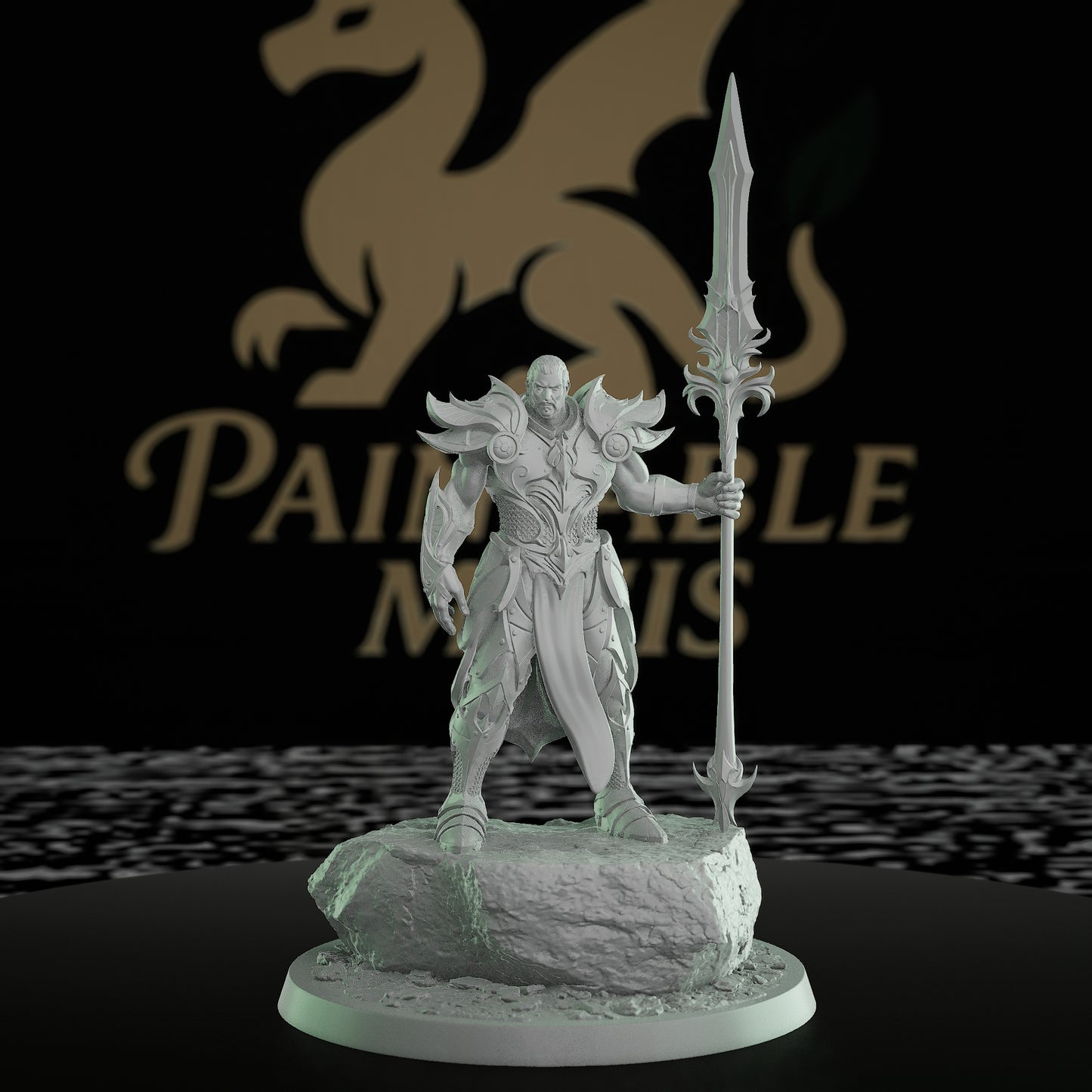 Sentinel Archer Intricate Armor Bow | Medium | Rescale Miniatures | D&D DnD Pathfinder Miniature