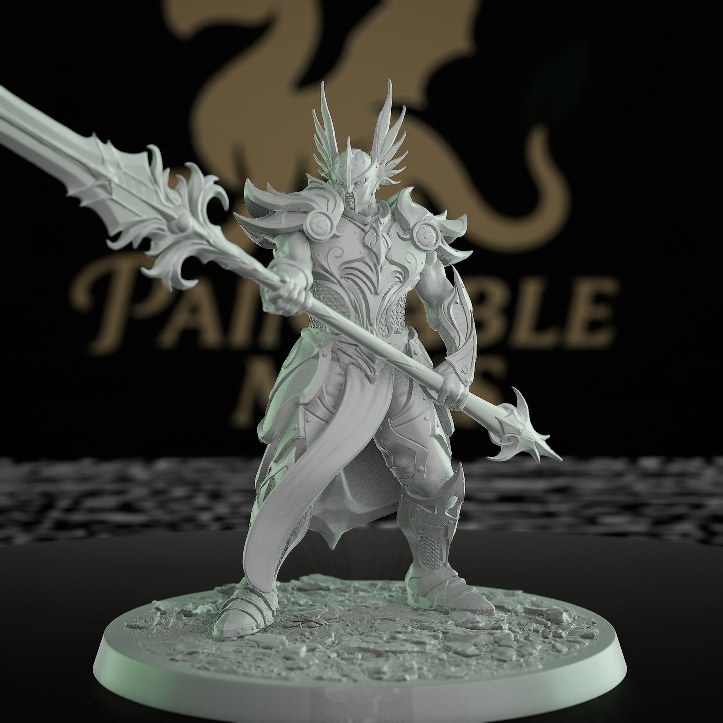 Sentinel Archer Intricate Armor Bow | Medium | Rescale Miniatures | D&D DnD Pathfinder Miniature