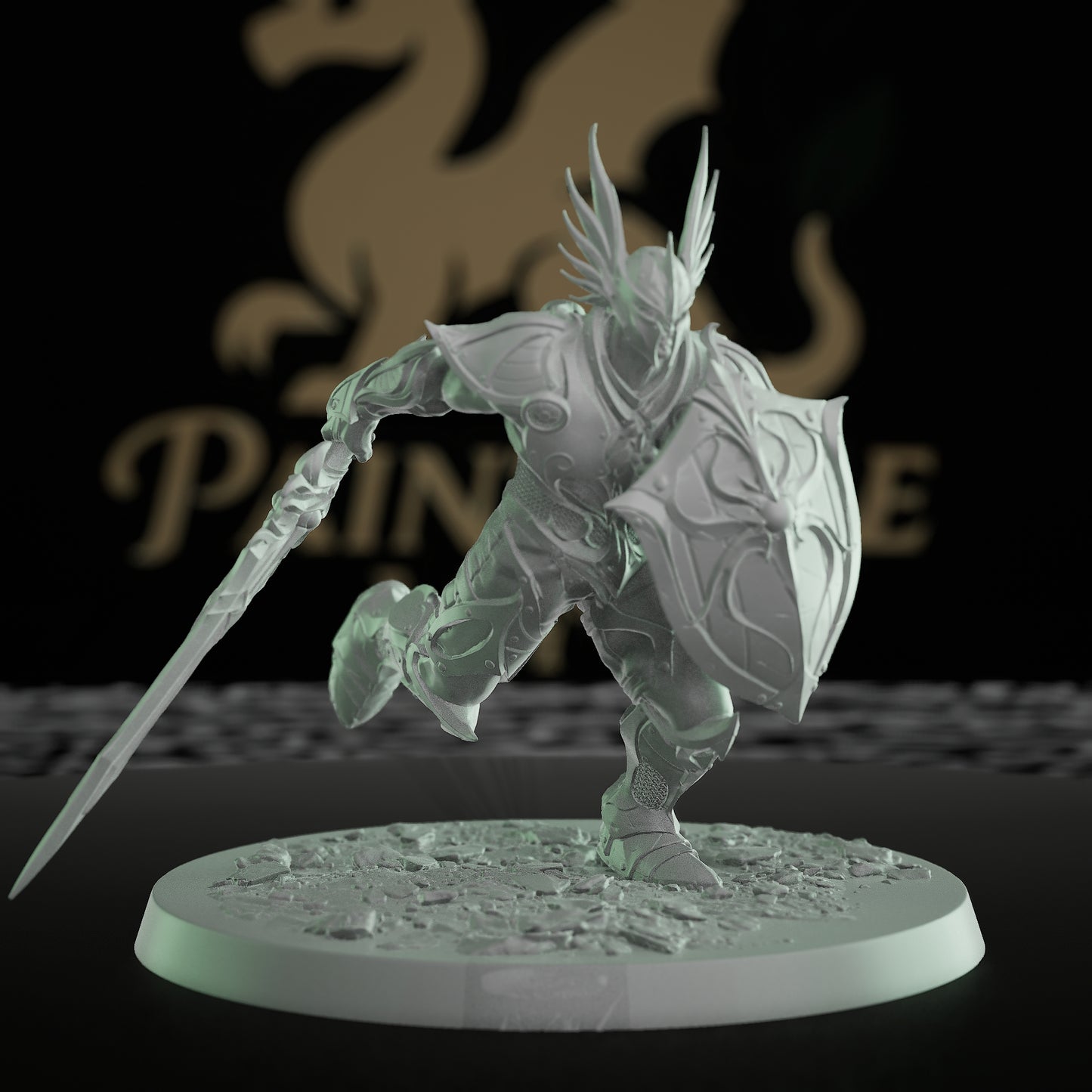 Sentinel Archer Intricate Armor Bow | Medium | Rescale Miniatures | D&D DnD Pathfinder Miniature