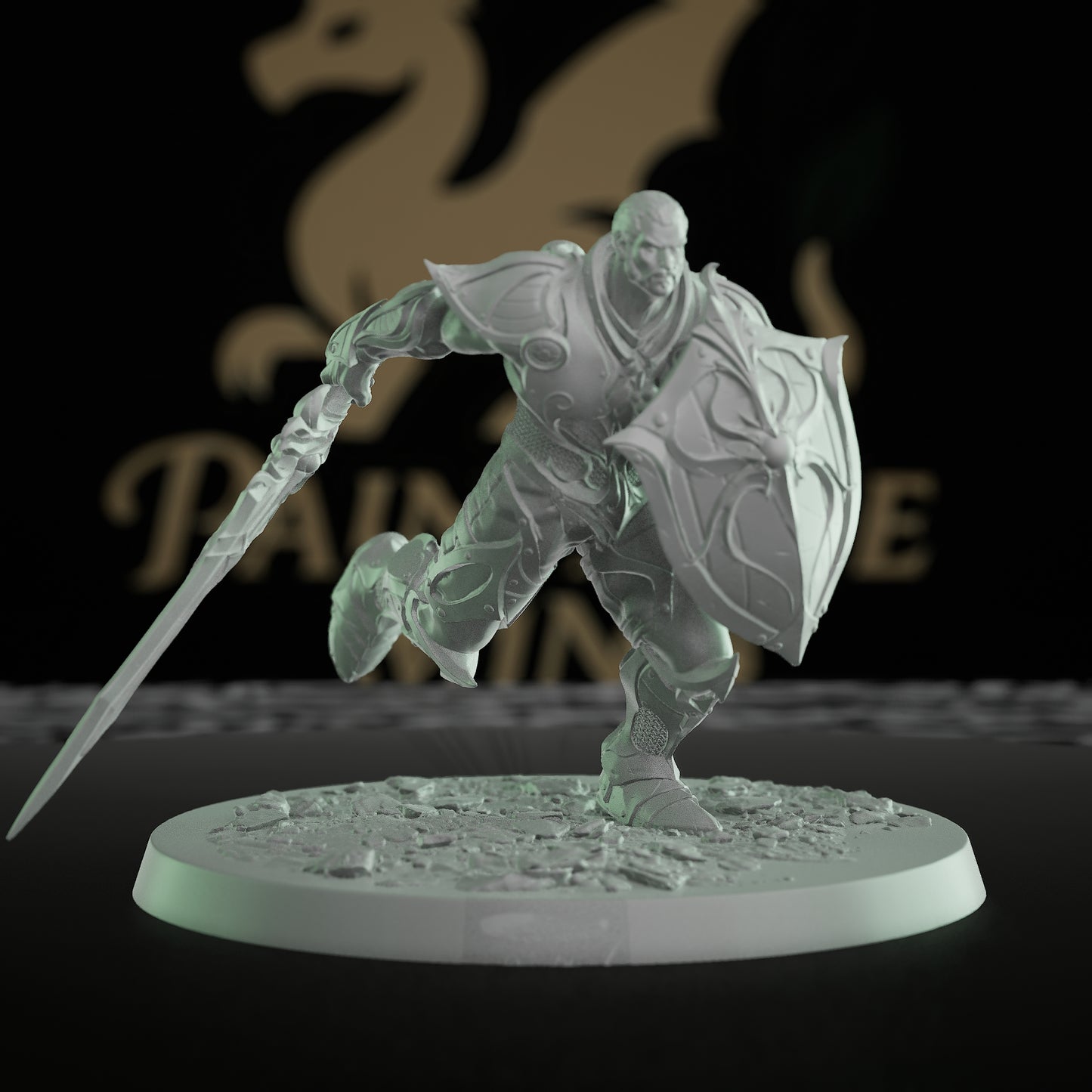 Sentinel Archer Intricate Armor Bow | Medium | Rescale Miniatures | D&D DnD Pathfinder Miniature