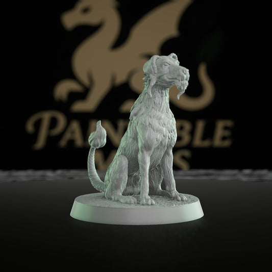 Blink Dog Fey Creature Miniature | Medium | Mammoth Factory | D&D DnD Pathfinder Miniature