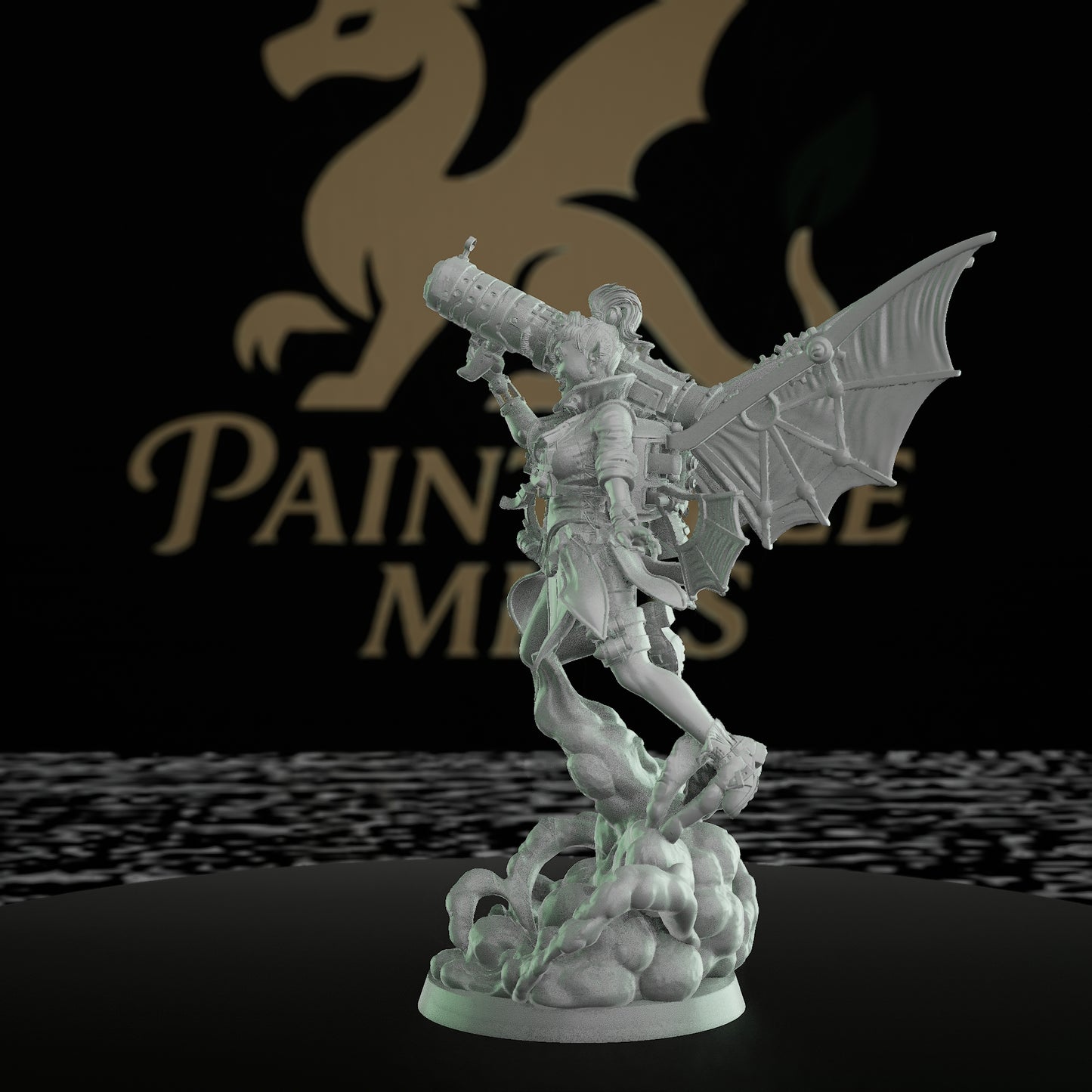 Fairy Tinkerer Spellcaster Cannon | Medium | Mammoth Factory | D&D DnD Pathfinder Miniature