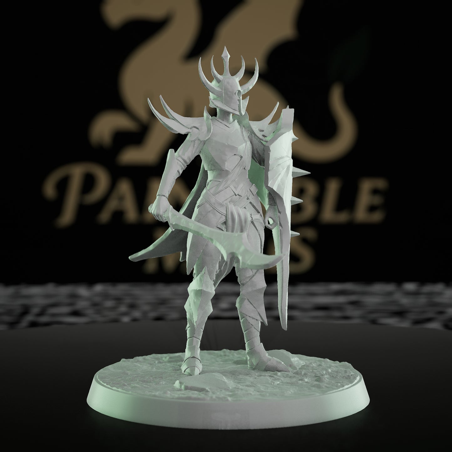 Collection Female Warrior Fighter Miniature | Medium | Rescale Miniatures | D&D DnD Pathfinder Miniature