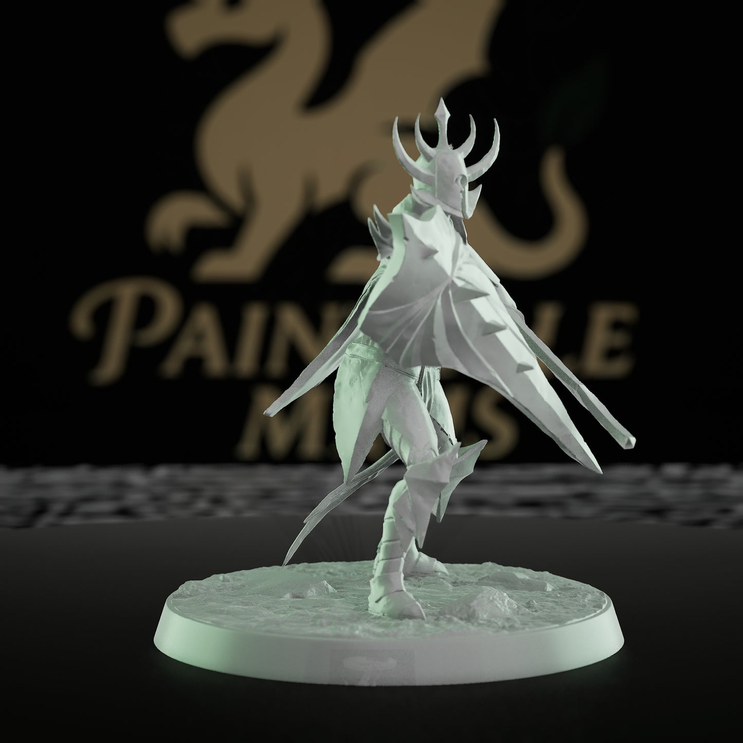 Collection Female Warrior Fighter Miniature | Medium | Rescale Miniatures | D&D DnD Pathfinder Miniature