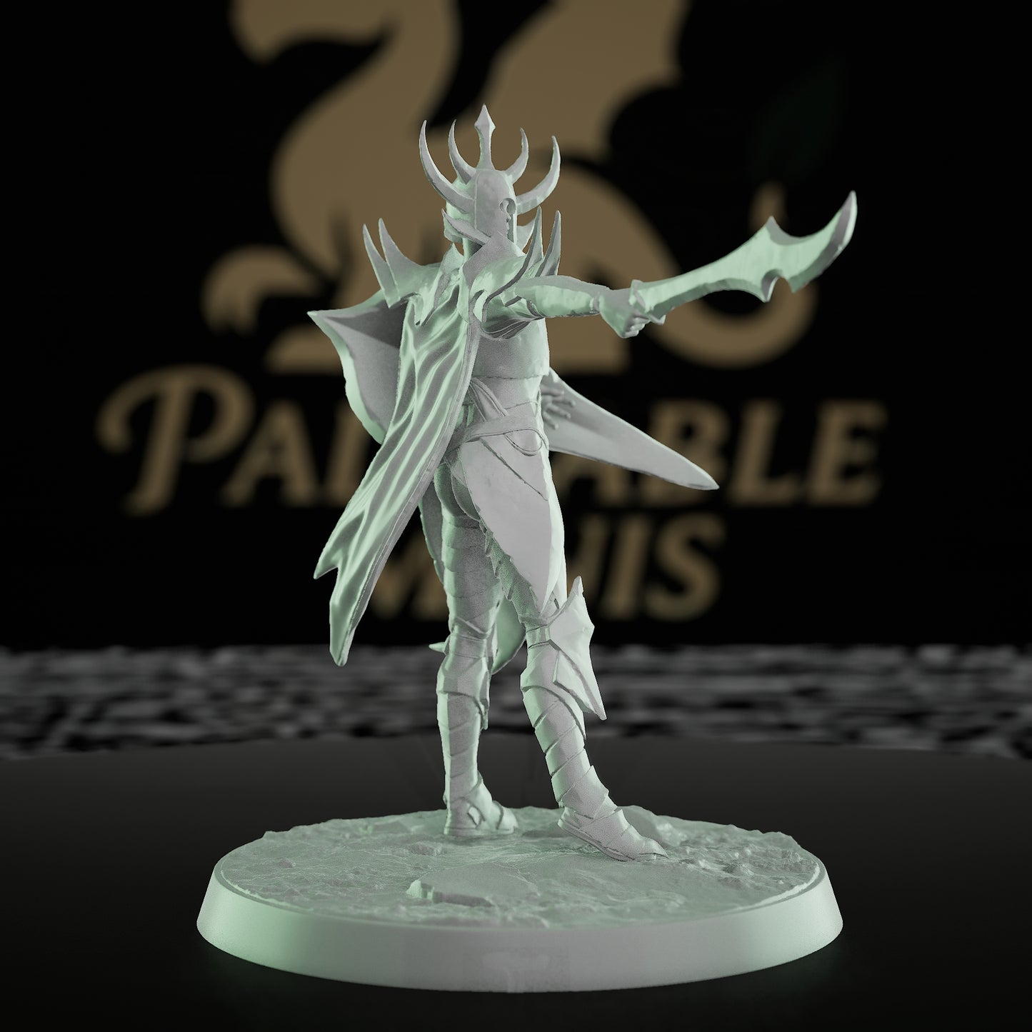 Collection Female Warrior Fighter Miniature | Medium | Rescale Miniatures | D&D DnD Pathfinder Miniature