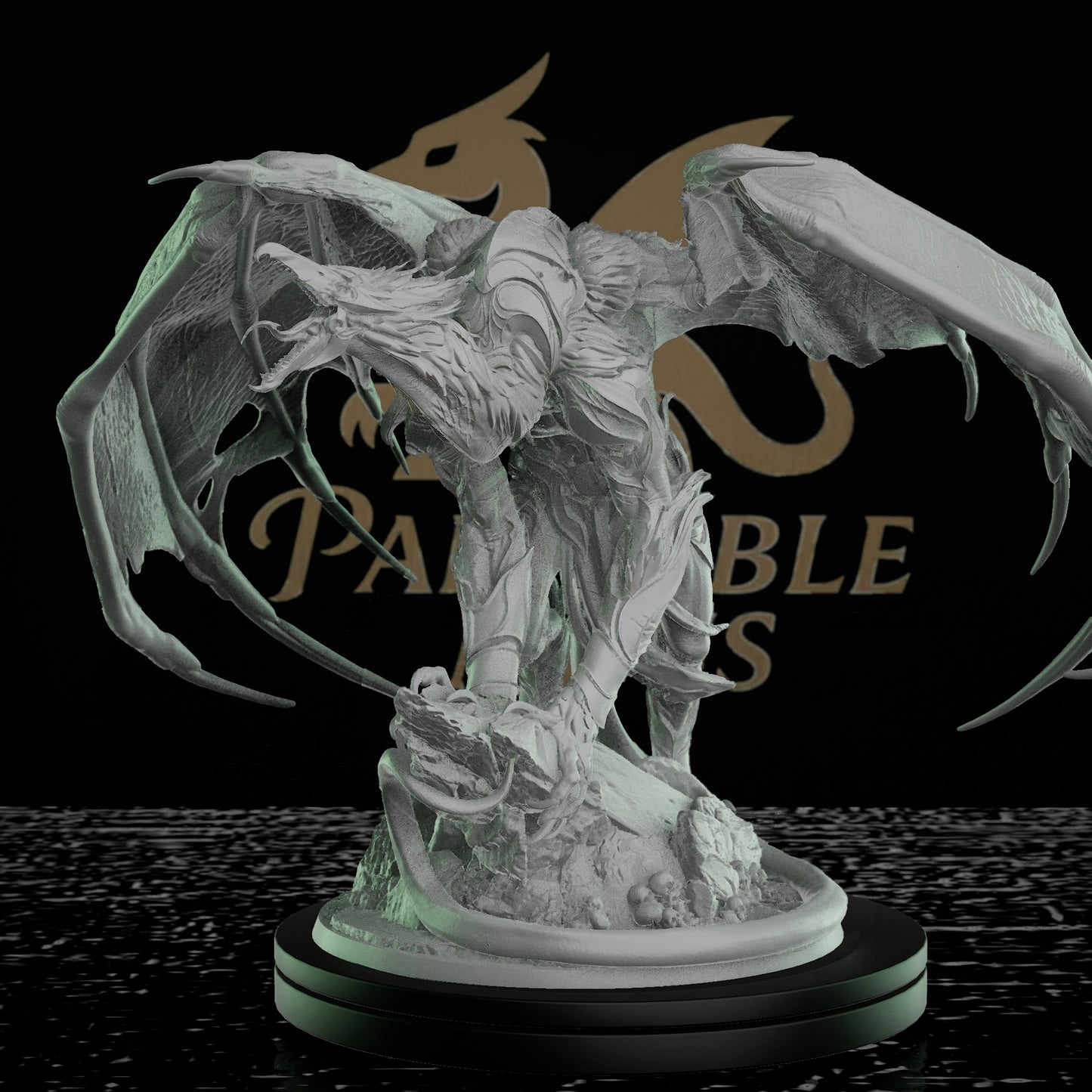 Celestial Scourge Dragon Gargantuan | Gargantuan | Rescale Miniatures | D&D DnD Pathfinder Miniature