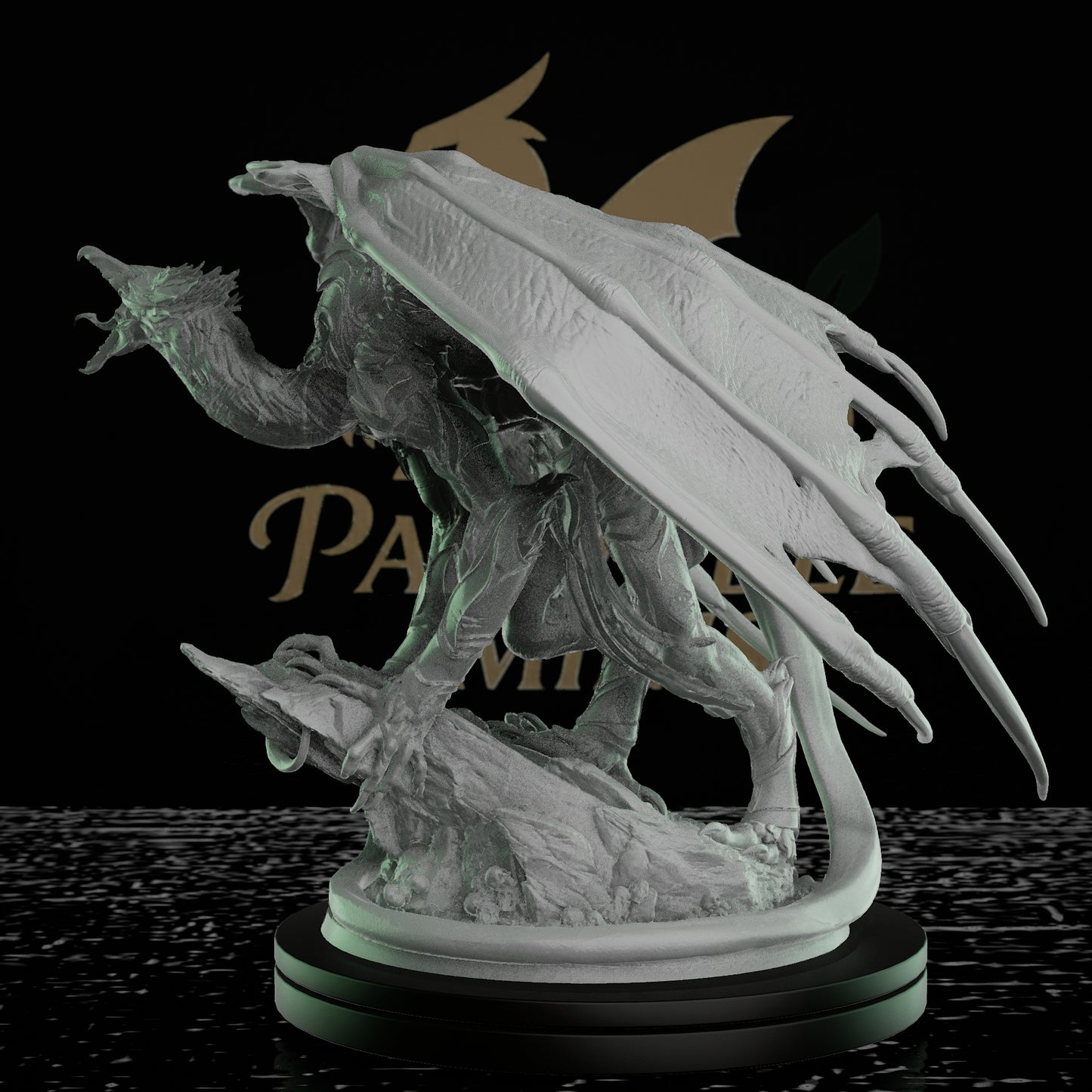 Celestial Scourge Dragon Gargantuan | Gargantuan | Rescale Miniatures | D&D DnD Pathfinder Miniature