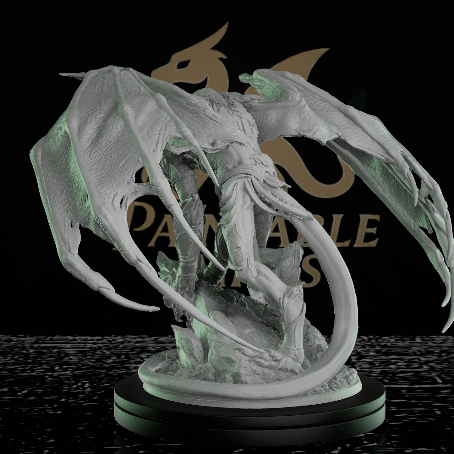 Celestial Scourge Dragon Gargantuan | Gargantuan | Rescale Miniatures | D&D DnD Pathfinder Miniature
