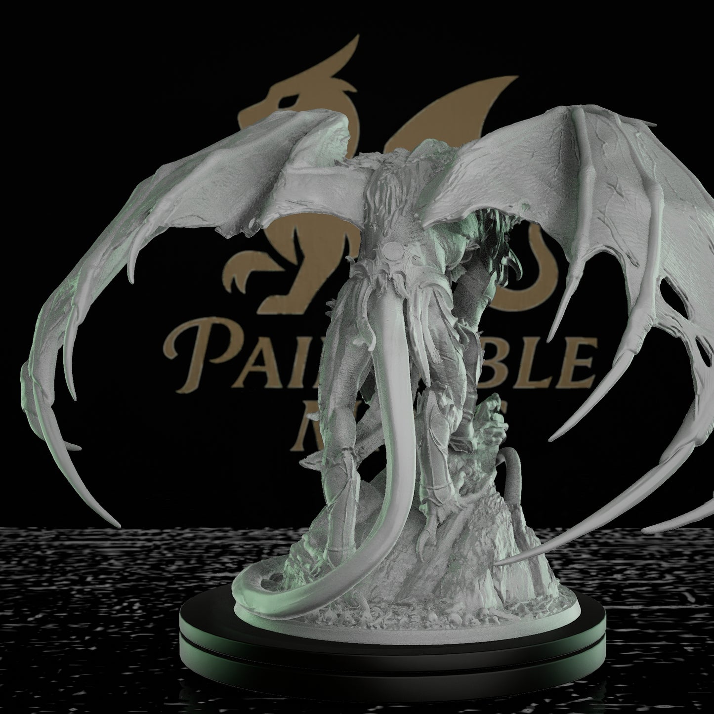 Celestial Scourge Dragon Gargantuan | Gargantuan | Rescale Miniatures | D&D DnD Pathfinder Miniature