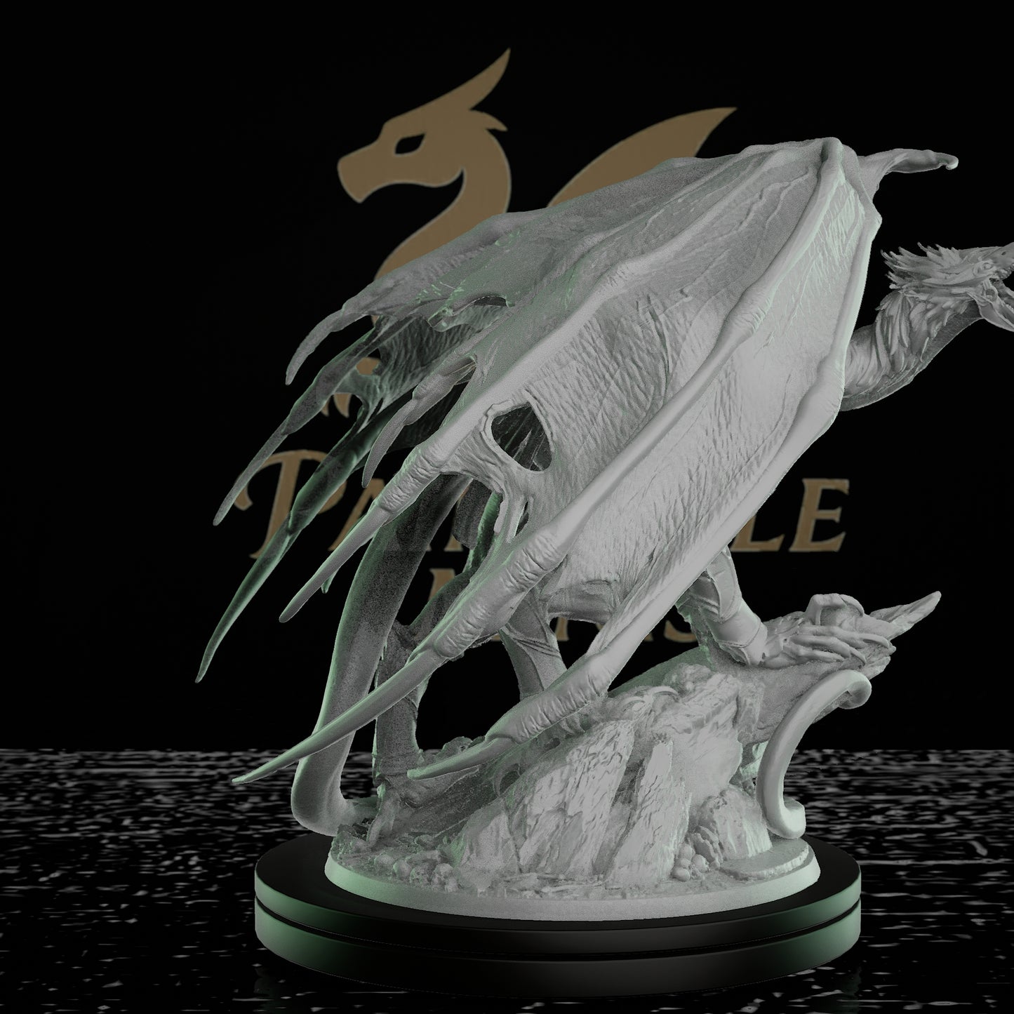 Celestial Scourge Dragon Gargantuan | Gargantuan | Rescale Miniatures | D&D DnD Pathfinder Miniature