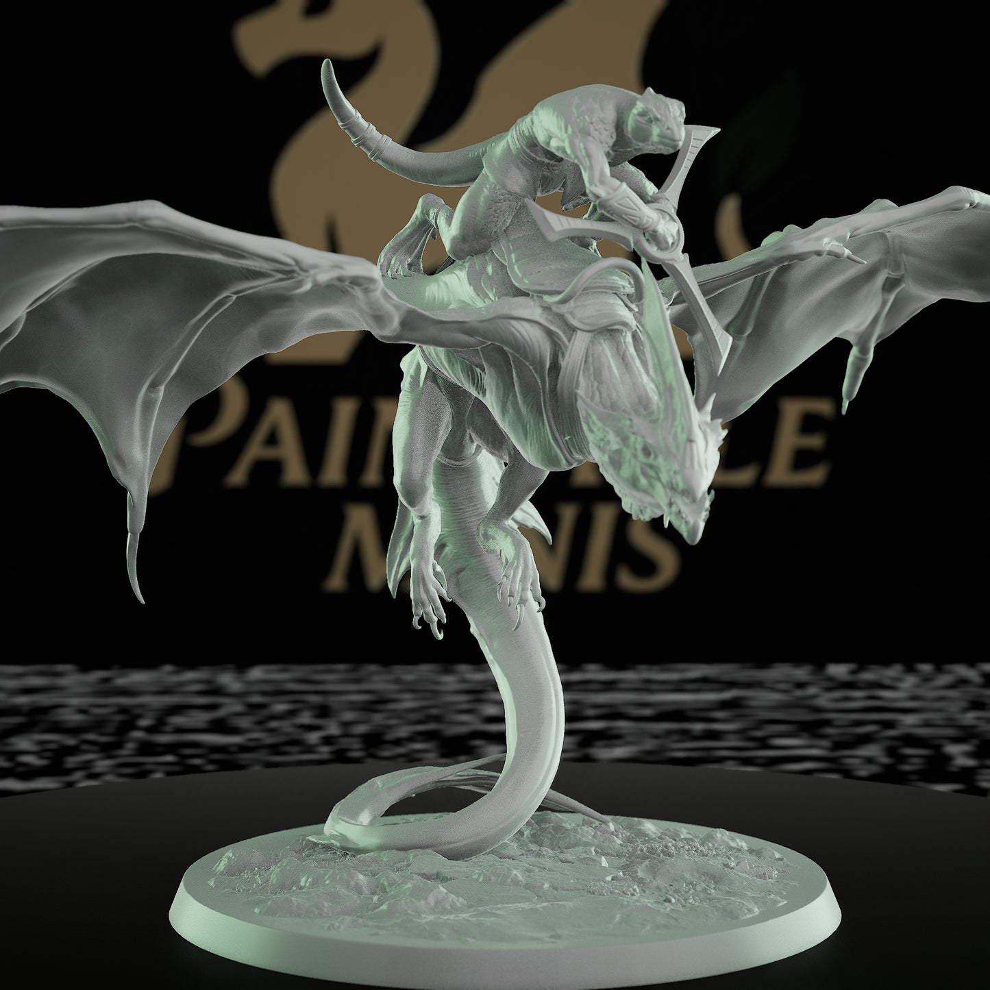 Collection Dragon Flight Miniature | Large | Rescale Miniatures | D&D DnD Pathfinder