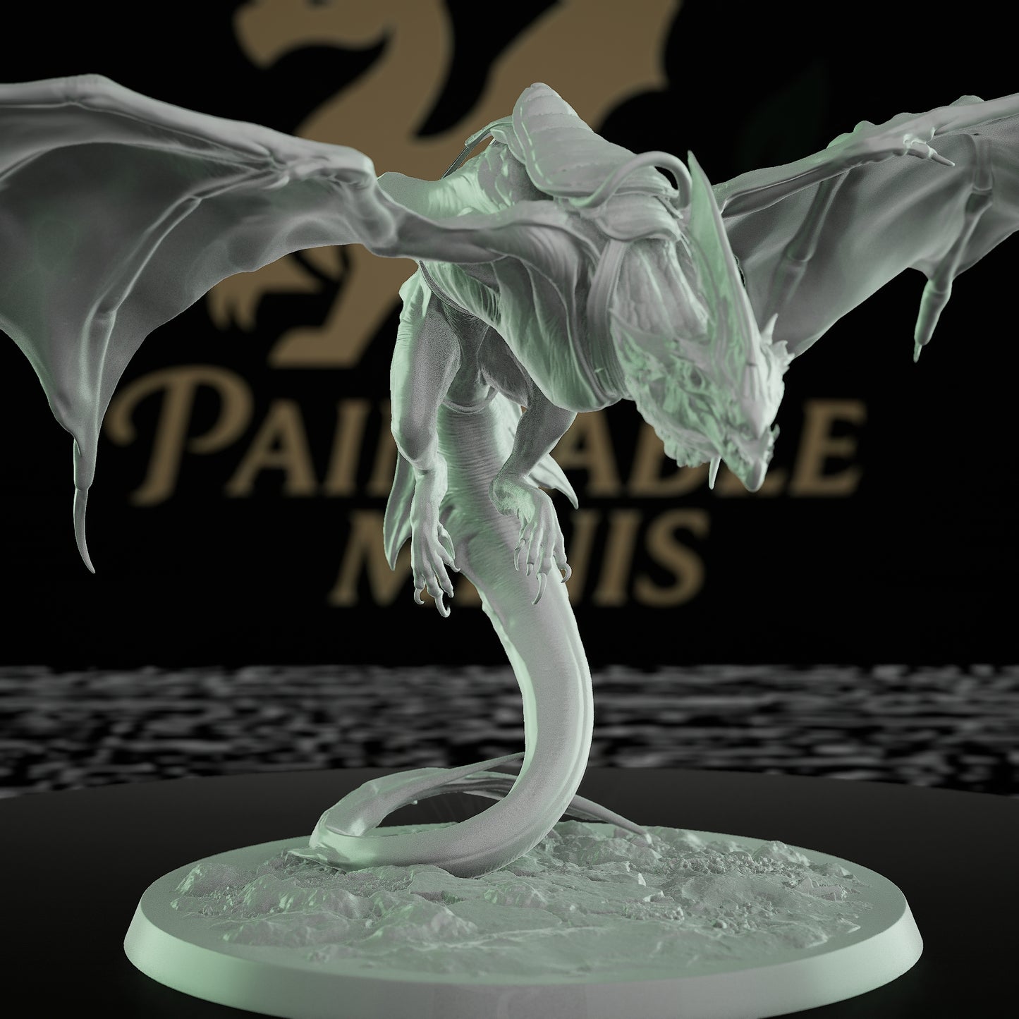 Collection Dragon Flight Miniature | Large | Rescale Miniatures | D&D DnD Pathfinder