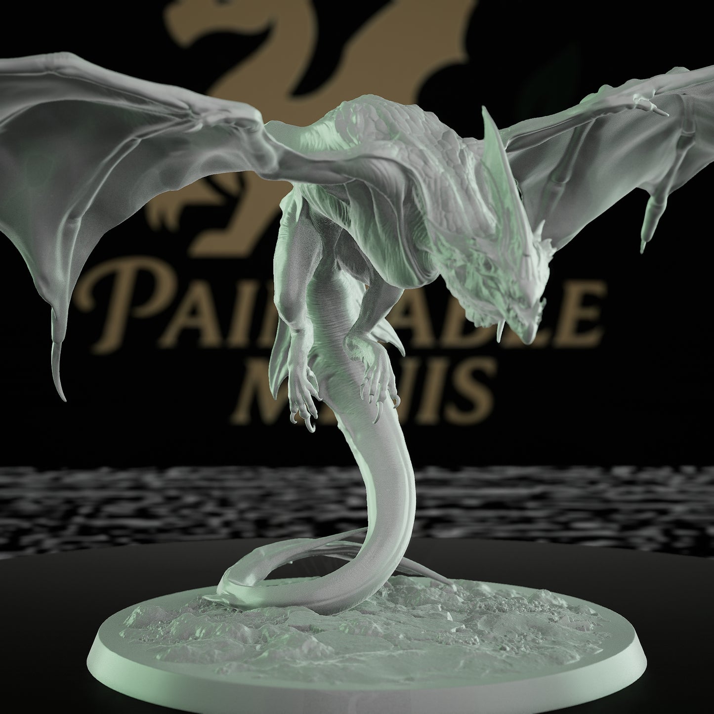 Collection Dragon Flight Miniature | Large | Rescale Miniatures | D&D DnD Pathfinder