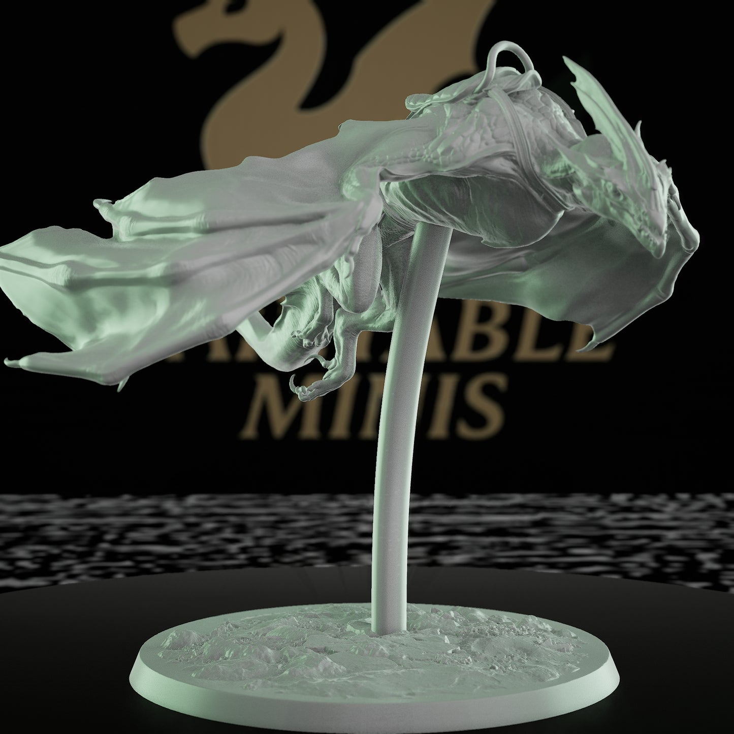 Collection Dragon Flight Miniature | Large | Rescale Miniatures | D&D DnD Pathfinder