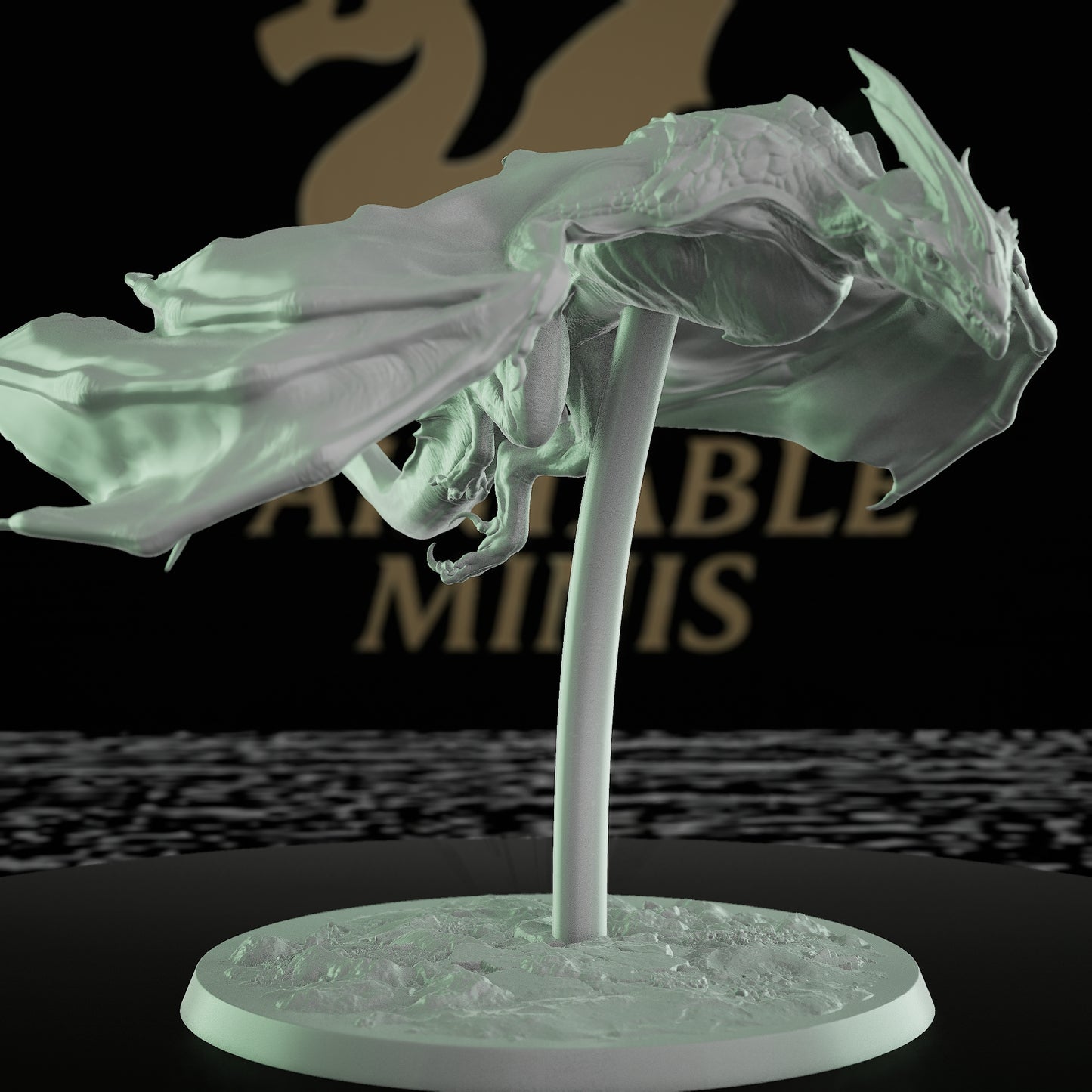 Collection Dragon Flight Miniature | Large | Rescale Miniatures | D&D DnD Pathfinder