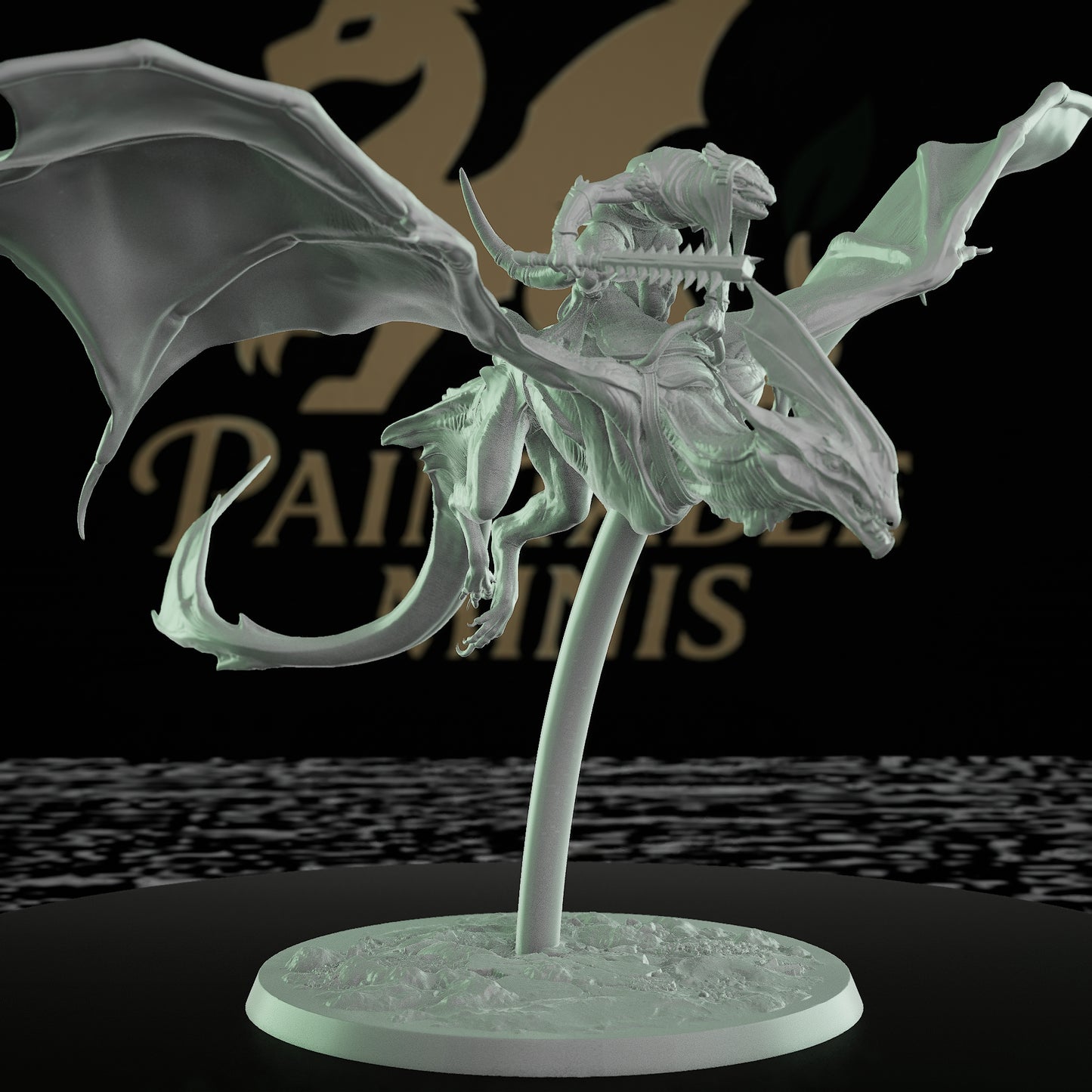 Collection Dragon Flight Miniature | Large | Rescale Miniatures | D&D DnD Pathfinder