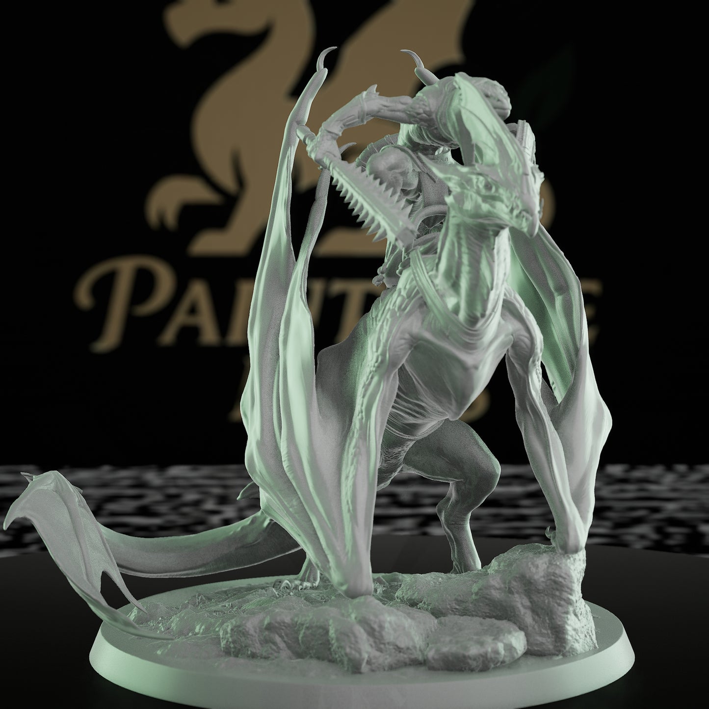 Collection Dragon Flight Miniature | Large | Rescale Miniatures | D&D DnD Pathfinder