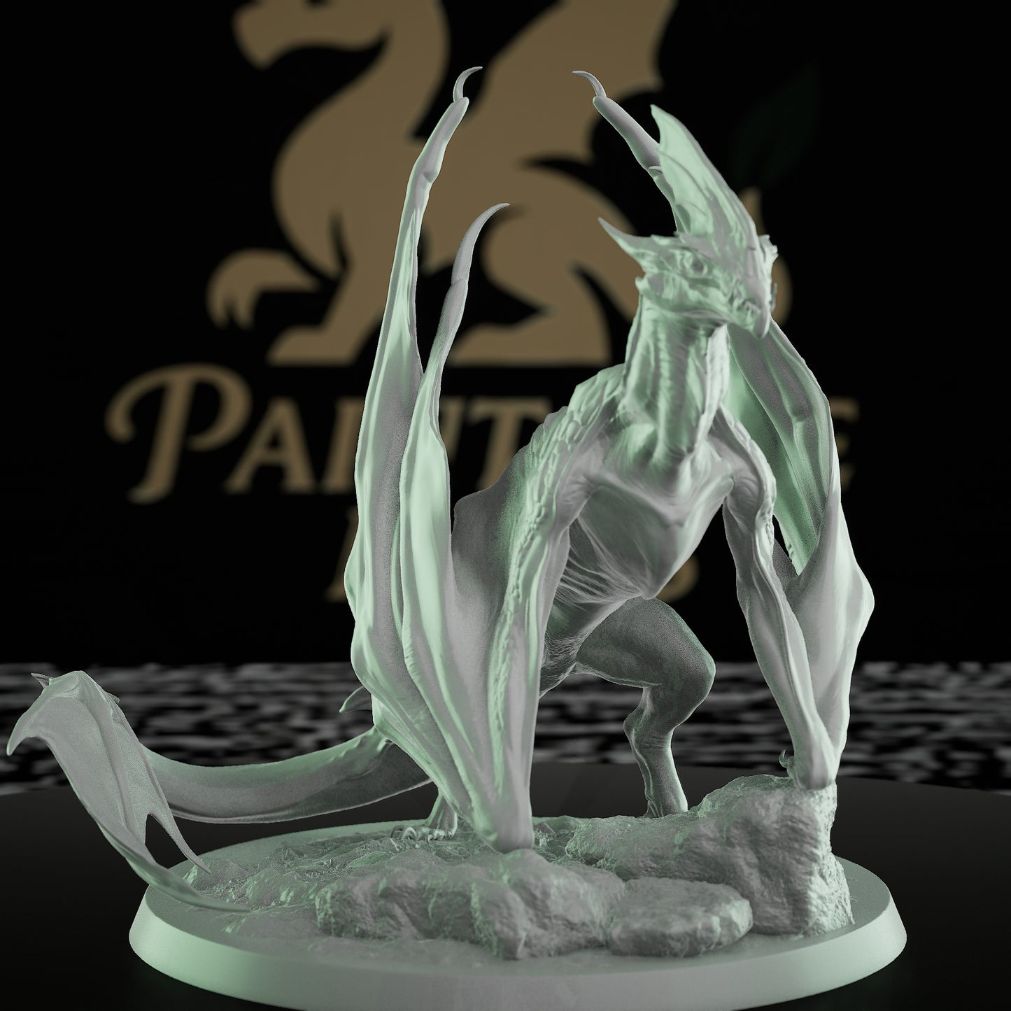 Collection Dragon Flight Miniature | Large | Rescale Miniatures | D&D DnD Pathfinder