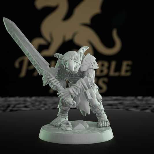Goblin Marauder Interchangeable Weapons | Medium | Artisan Guild | D&D DnD Pathfinder Miniature